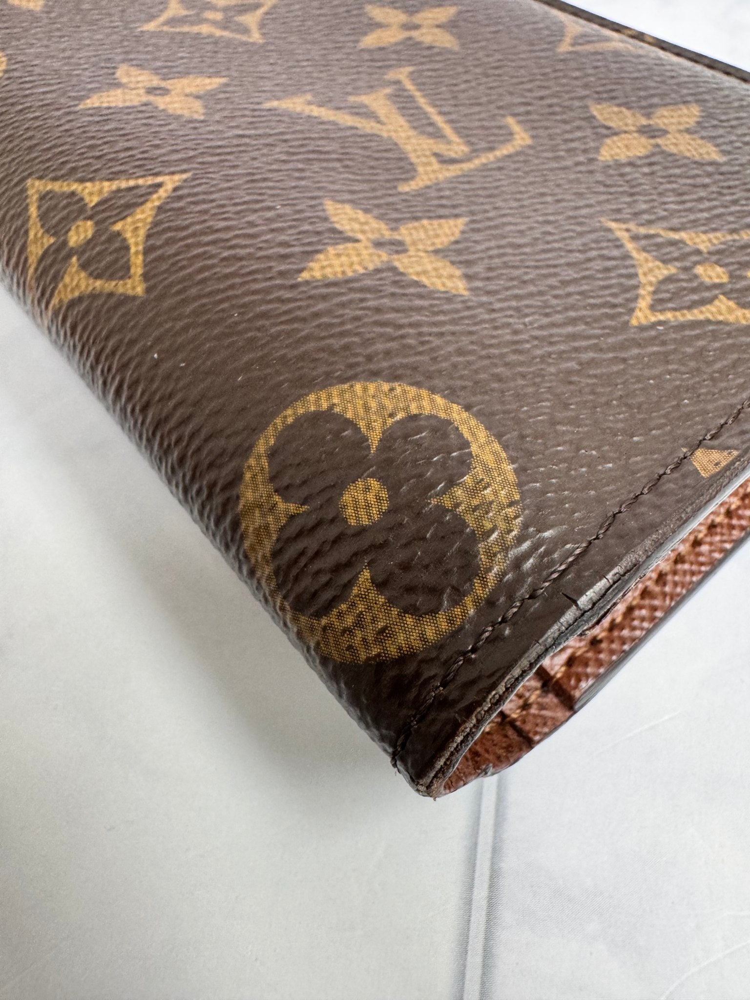 Louis Vuitton Monogram Canvas Brazza Long Wallet