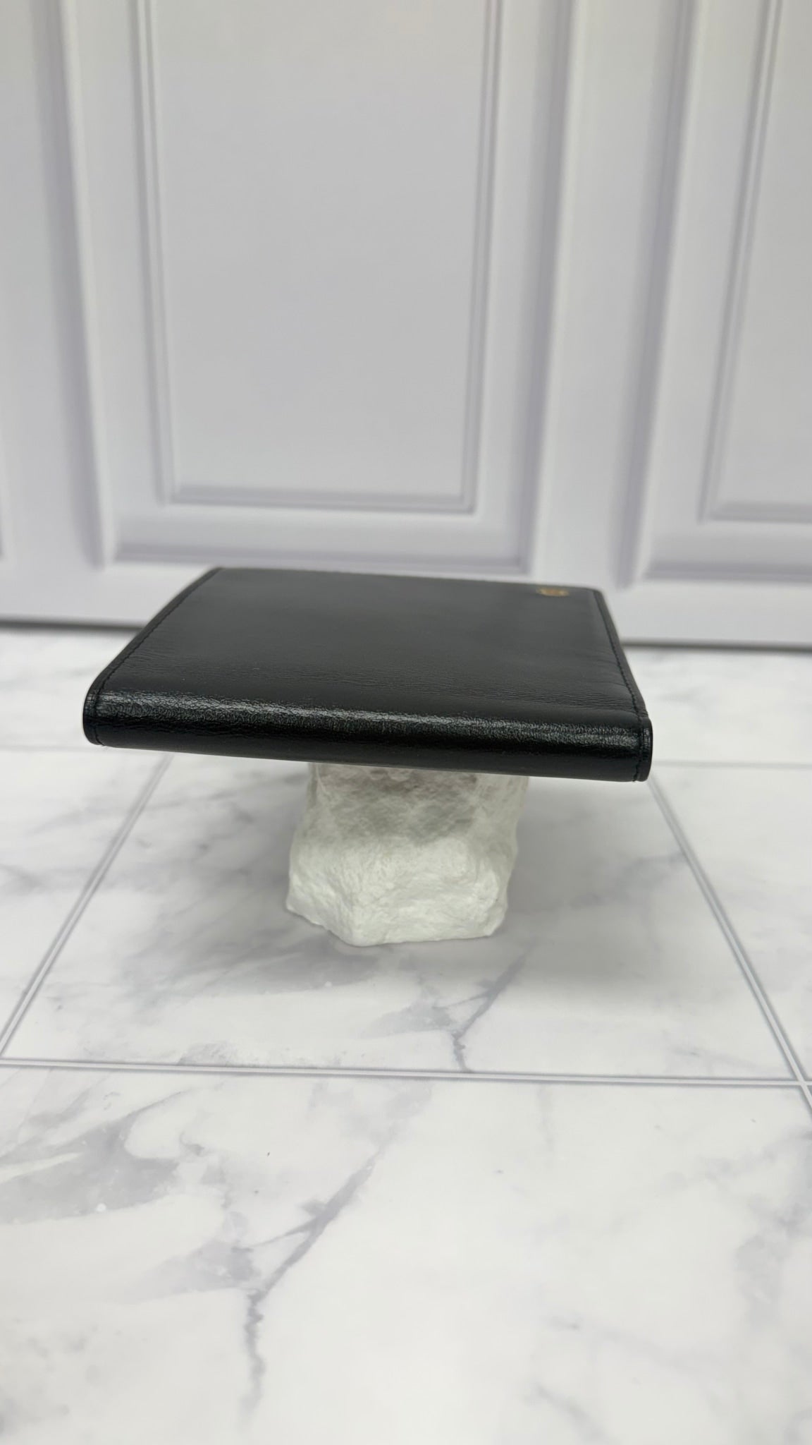 Cartier Black Leather Bifold Wallet 