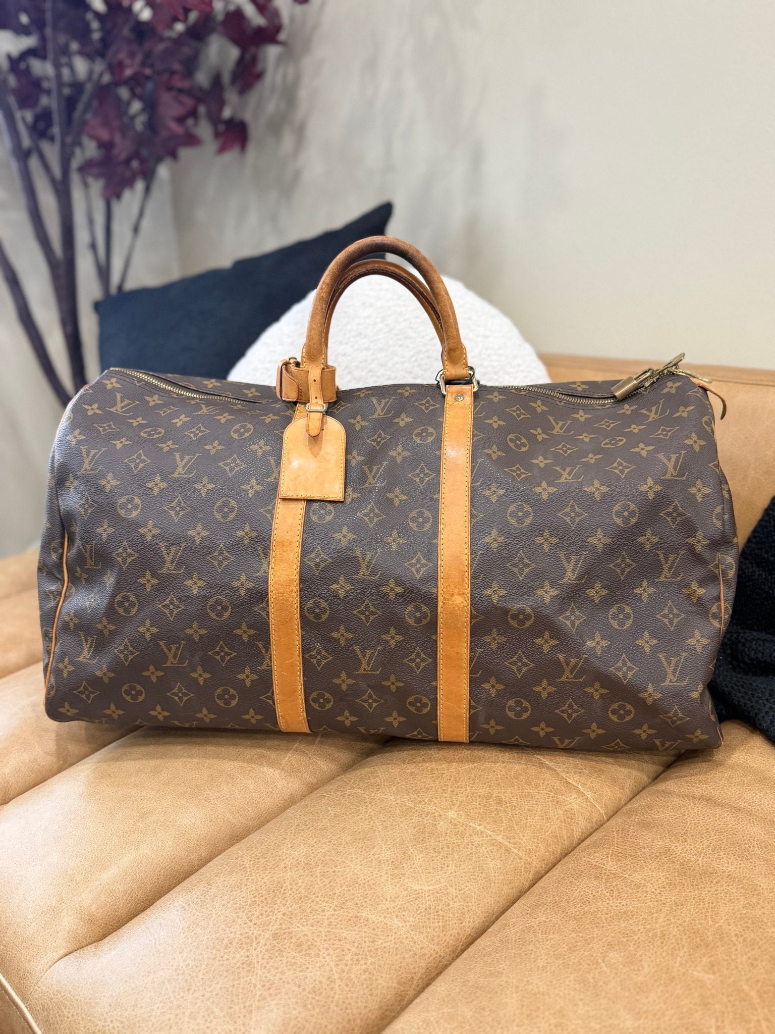 Louis Vuitton Monogram Keepall 55