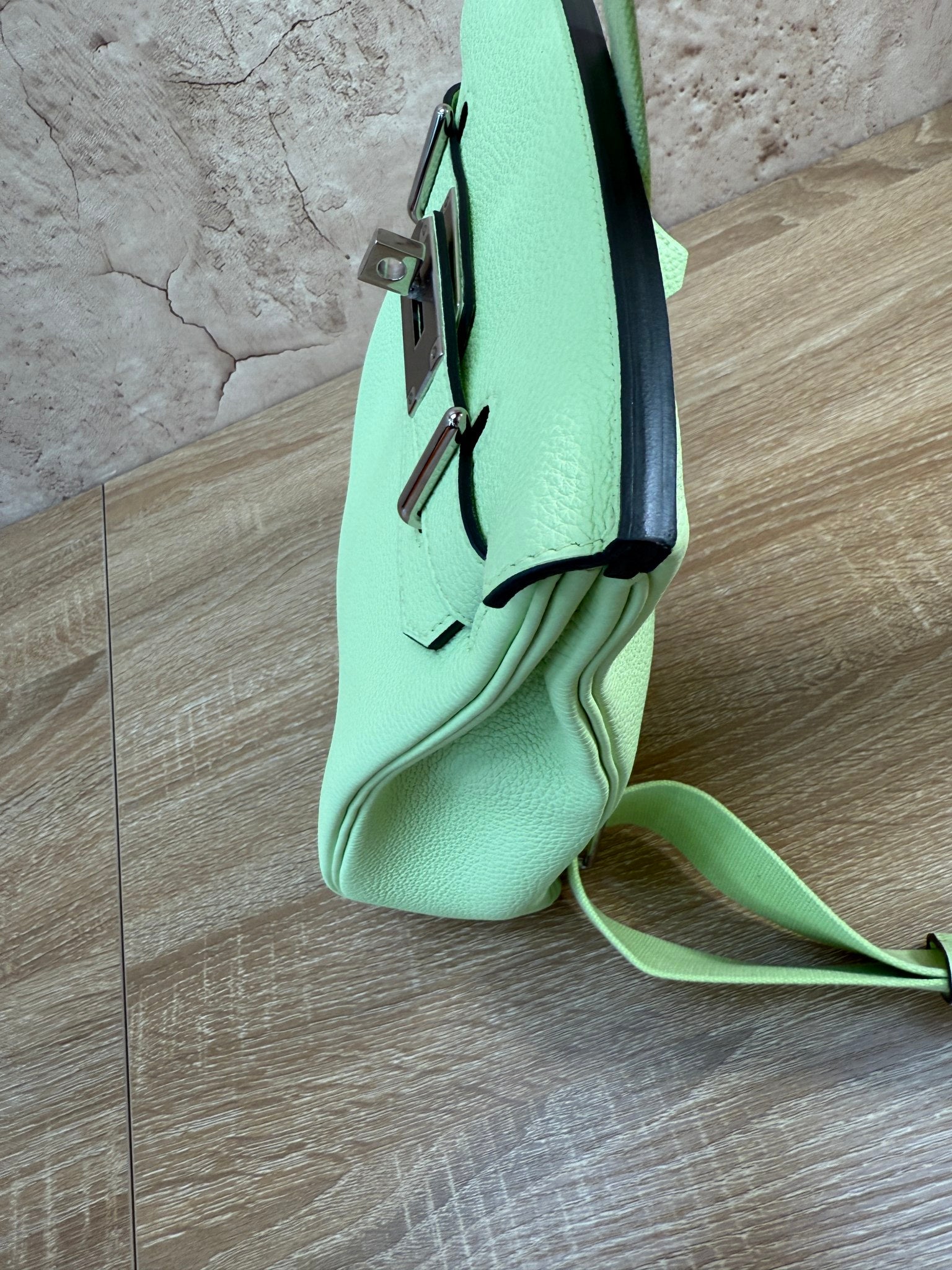 BRAND NEW- Hermes Vert Absinthe Togo Leather Hac A Dos PM Backpack