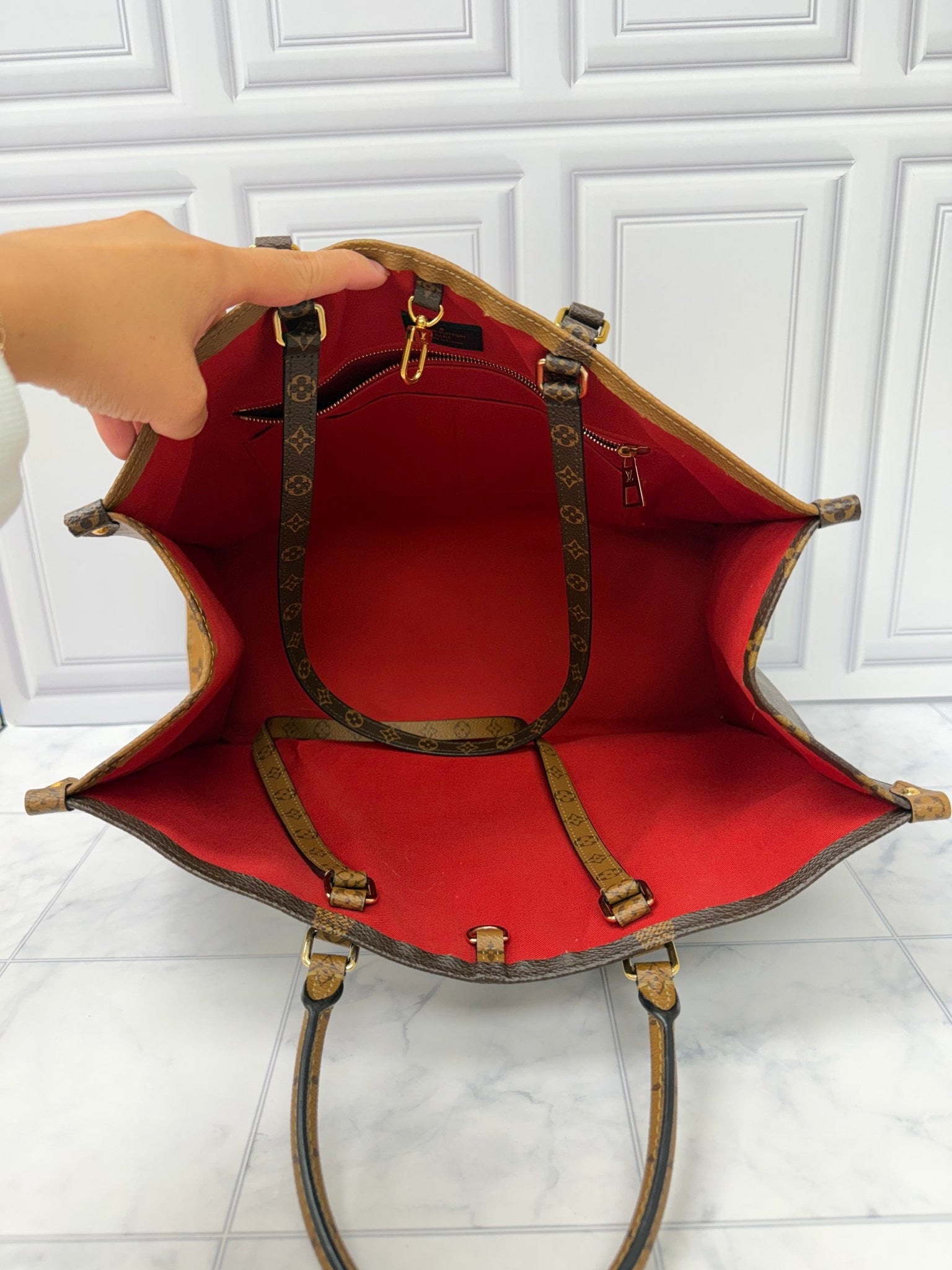 Louis Vuitton Reverse Monogram On The Go GM