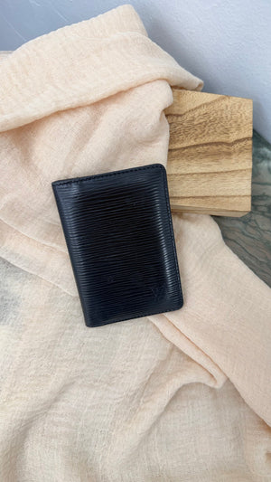 Louis Vuitton Black Epi Leather Pocket Organizer