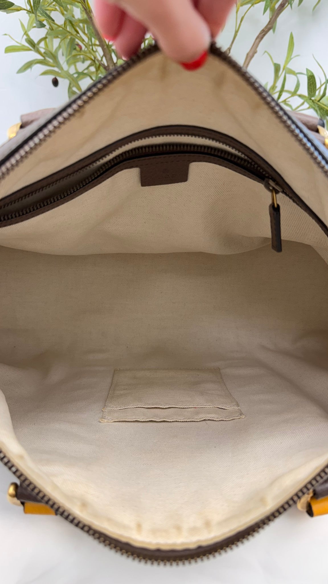 Gucci Supreme Coated Canvas Neo GG Web Duffle Bag