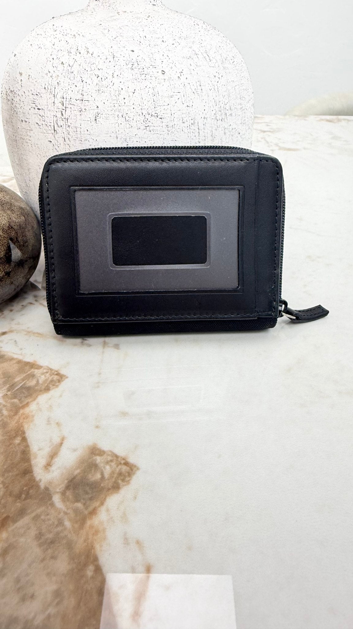 Gucci Black Nylon Zippy Coin Case
