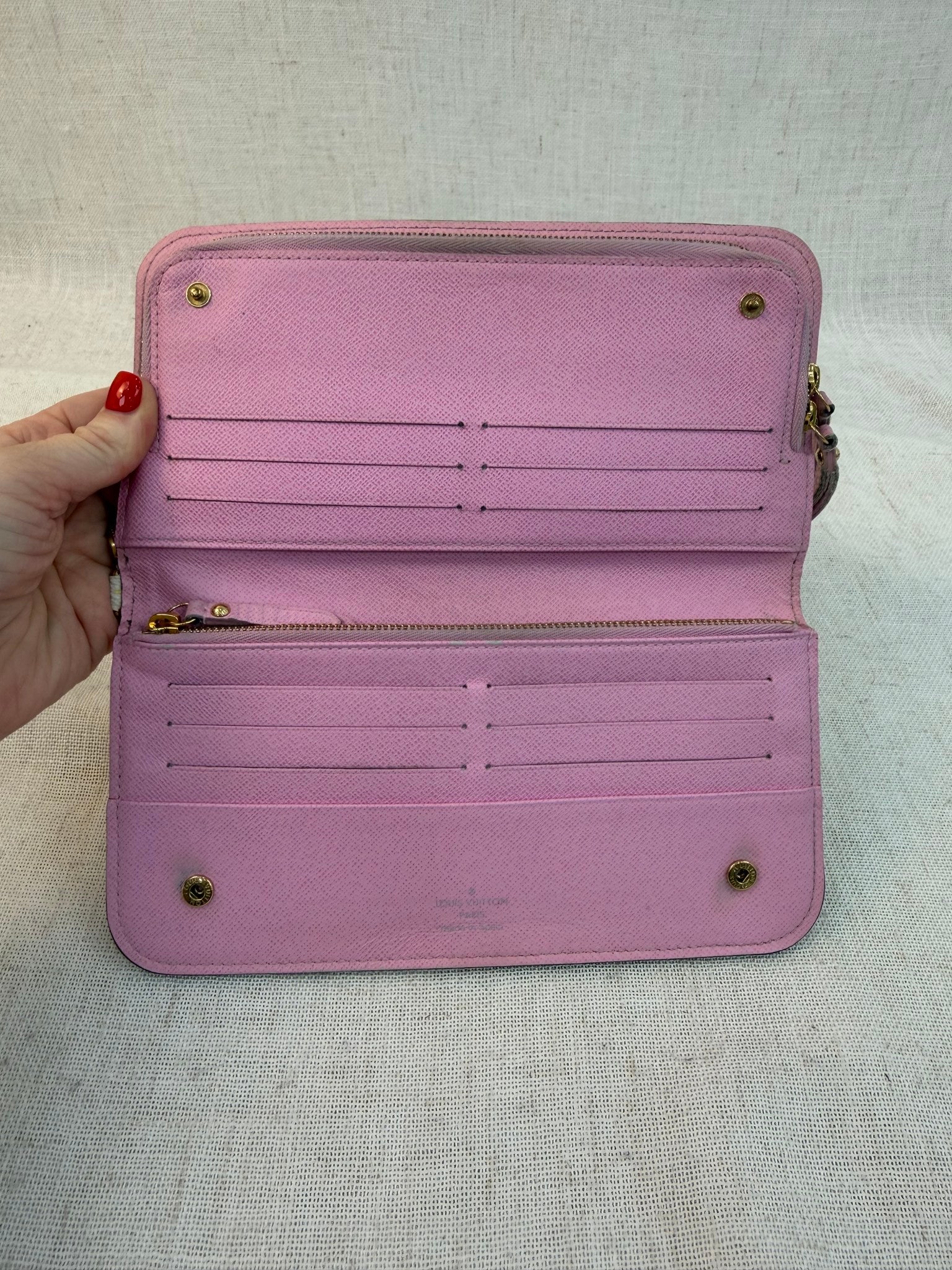 Louis Vuitton White Multicolor Insulate Wallet