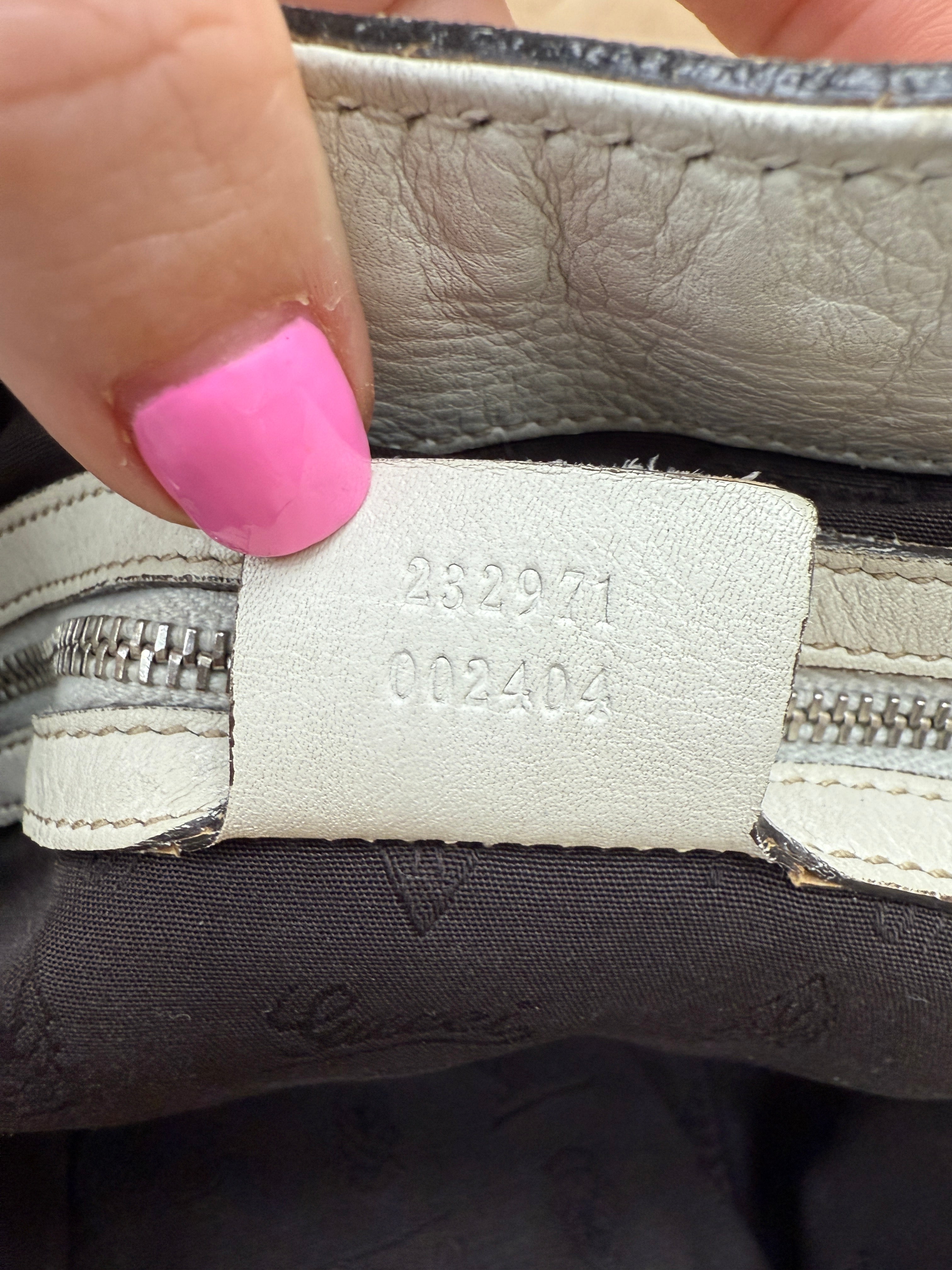 Gucci Beige GG Canvas Match Ball Sherry Line Tote Bag