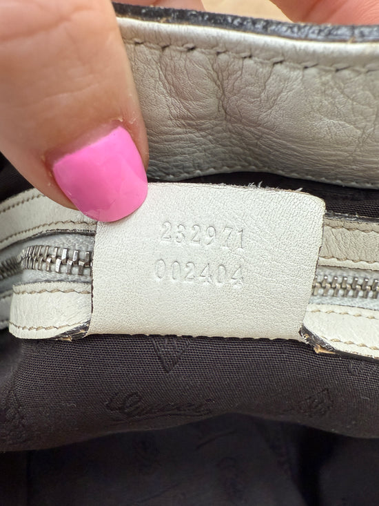 Gucci Beige GG Canvas Match Ball Sherry Line Tote Bag