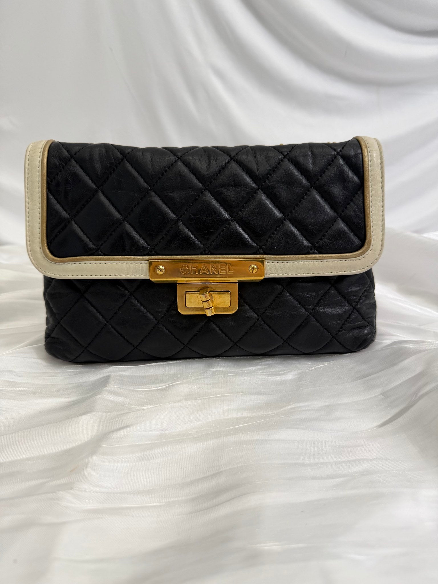 Chanel Black Lambskin Small Reissue Flap Bag