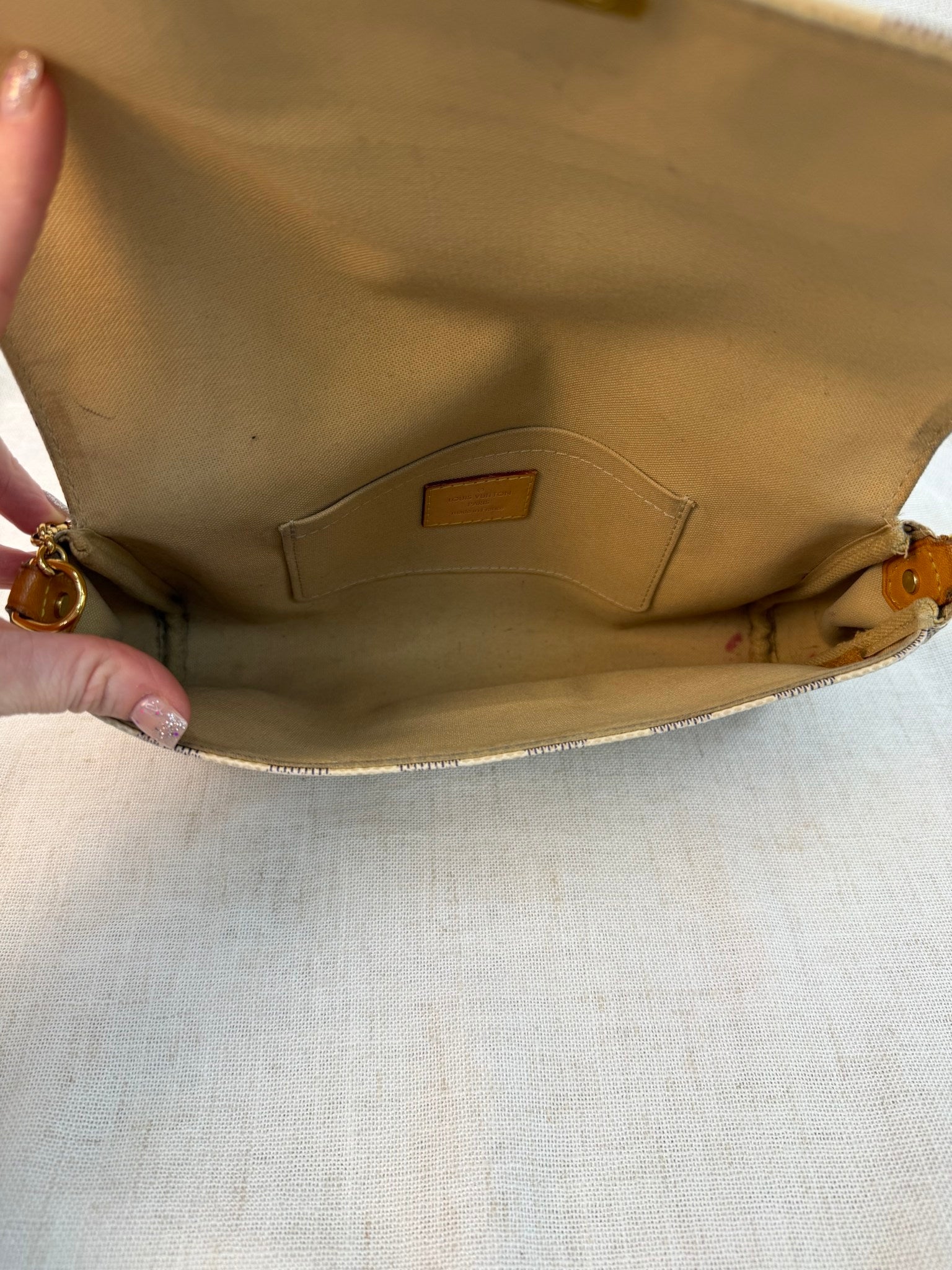 Louis Vuitton  Damier Azur Favorite MM Shoulder Bag