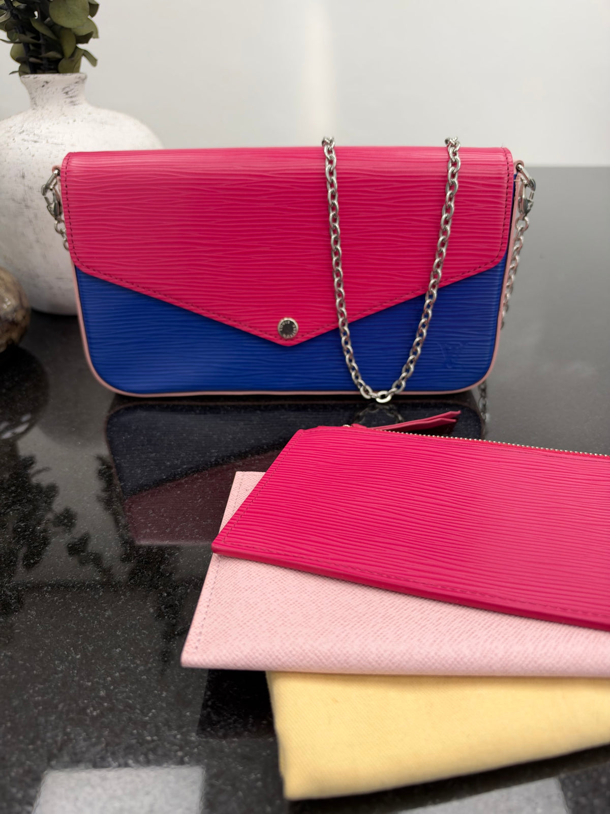 Louis Vuitton Tricolor Epi Leather Felicie Pochette