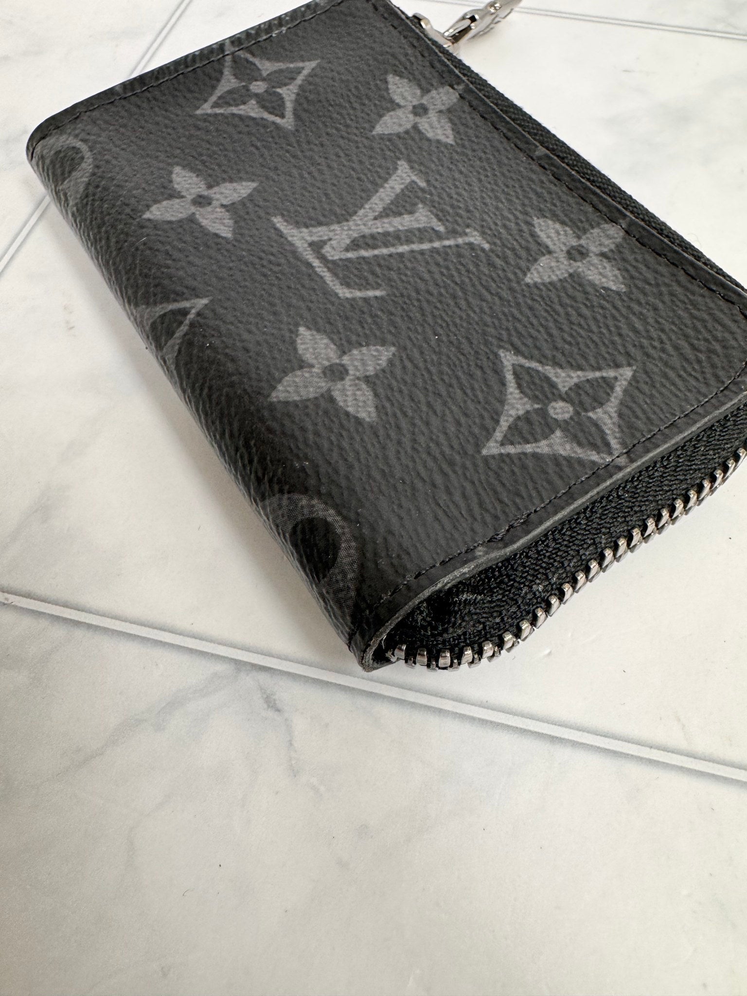 Louis Vuitton Monogram Eclipse Zippy Coin Purse