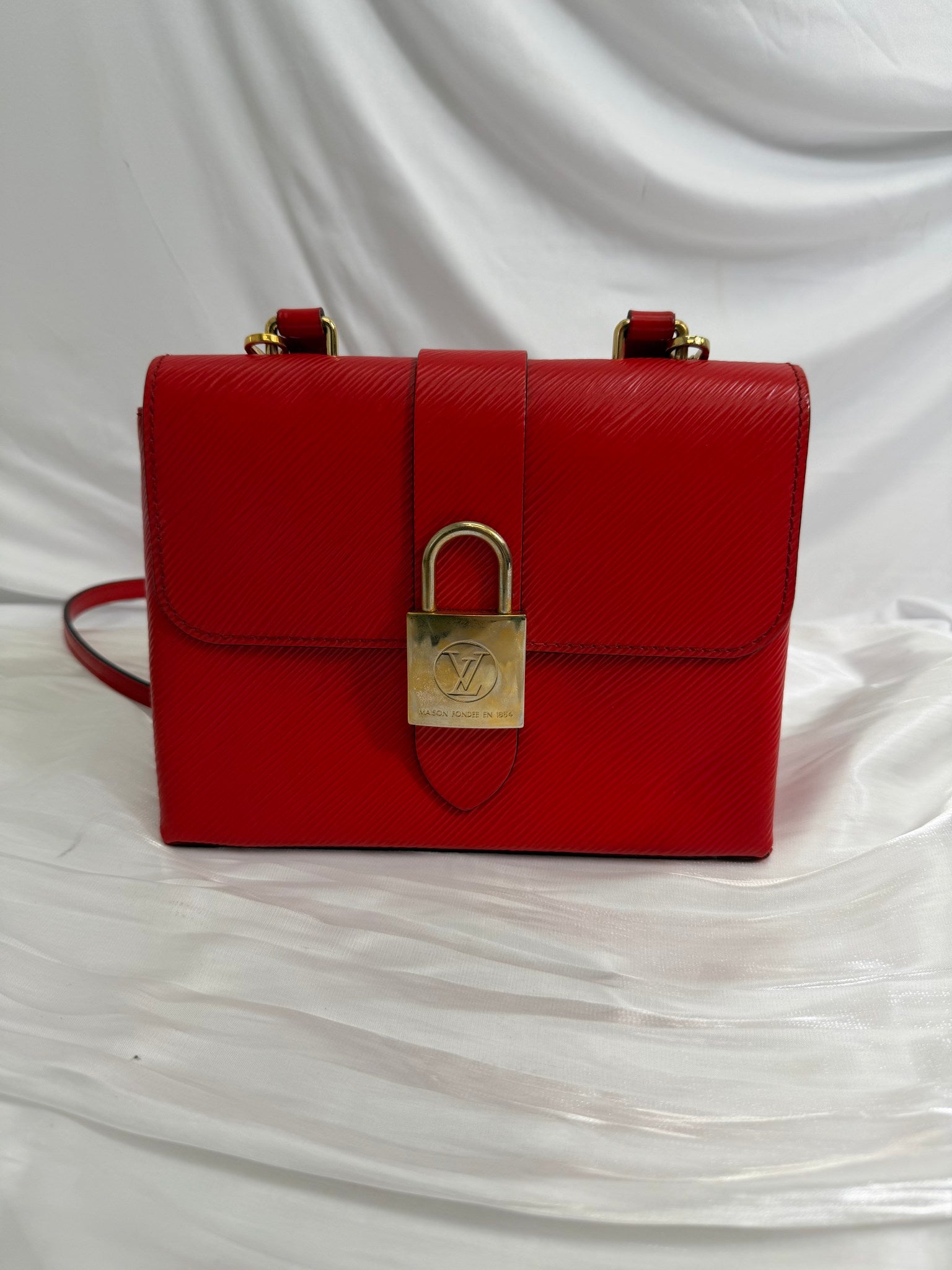 Louis Vuitton Red Epi Locky Coquelicot BB