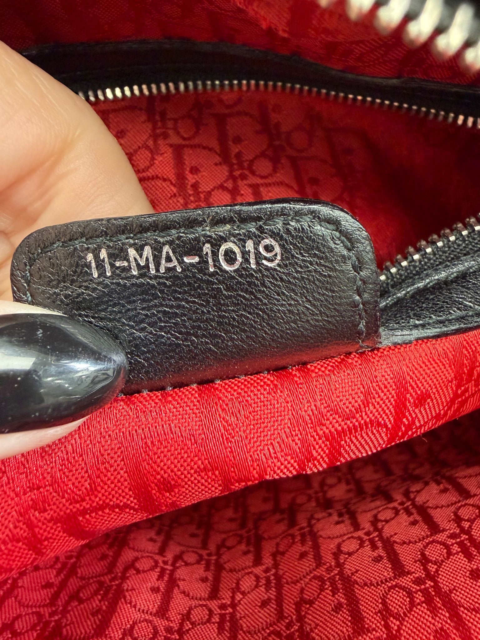 Christian Dior Black Cannage Lambskin Large Lady Dior