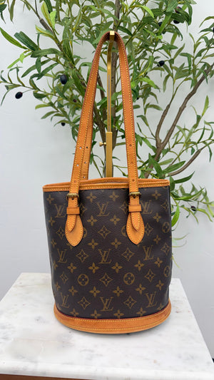 Louis Vuitton Monogram Petite Bucket Bag