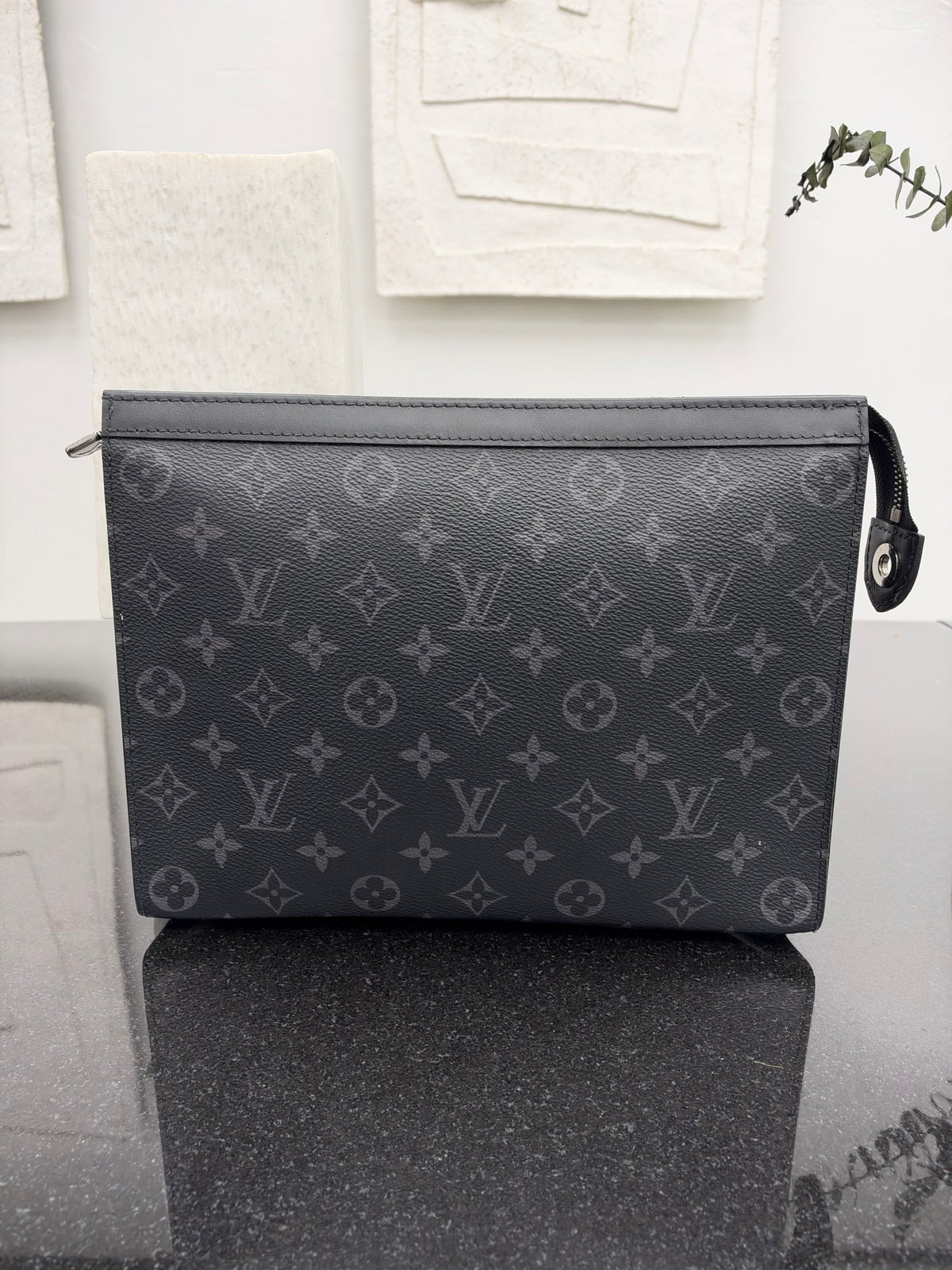 Louis Vuitton Monogram Eclipse Pochette Voyage MM