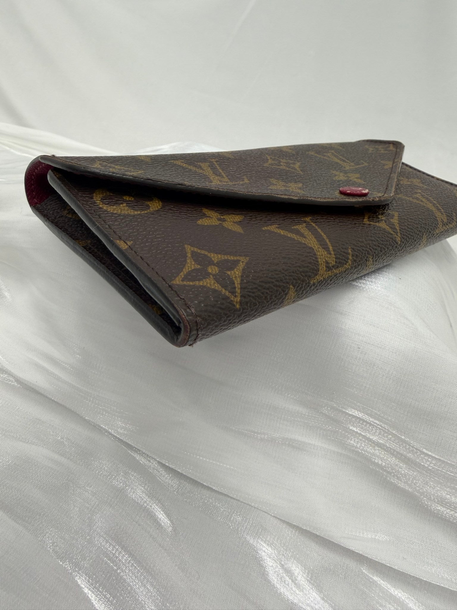 Louis Vuitton Monogram & Fuchsia Josephine Wallet