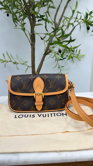 BRAND NEW - Louis Vuitton Monogram Nano Diane Crossbody Bag