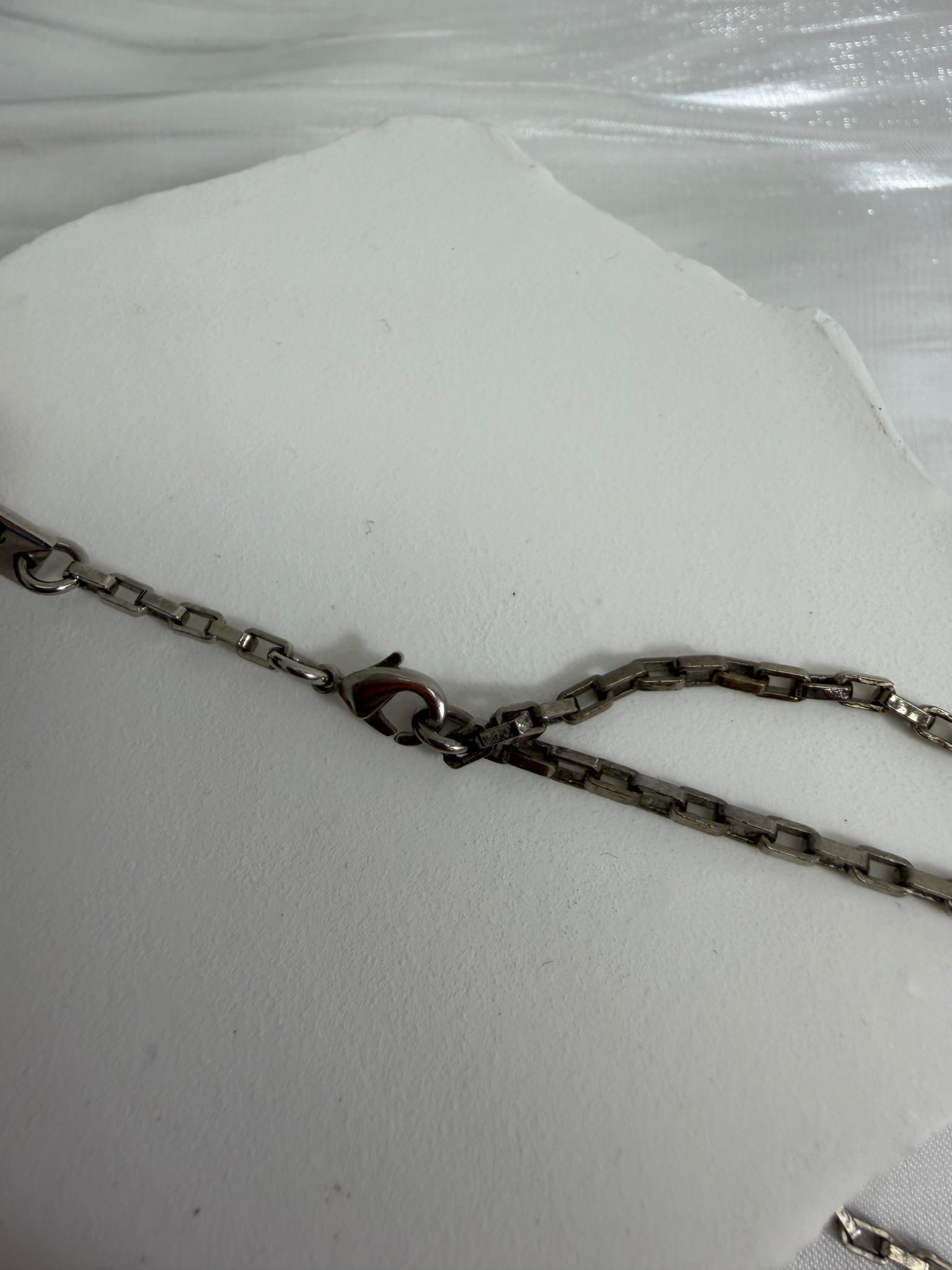 Louis Vuitton Silver Pendant Necklace 