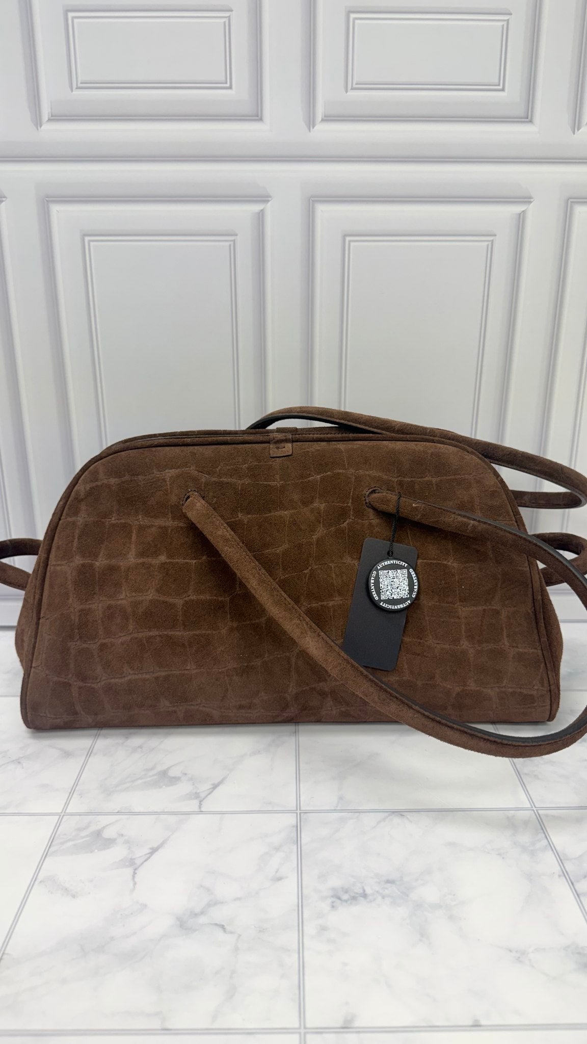 BRAND NEW - Jacquemus Brown Suede Leather Le Turismo Shoulder Bag