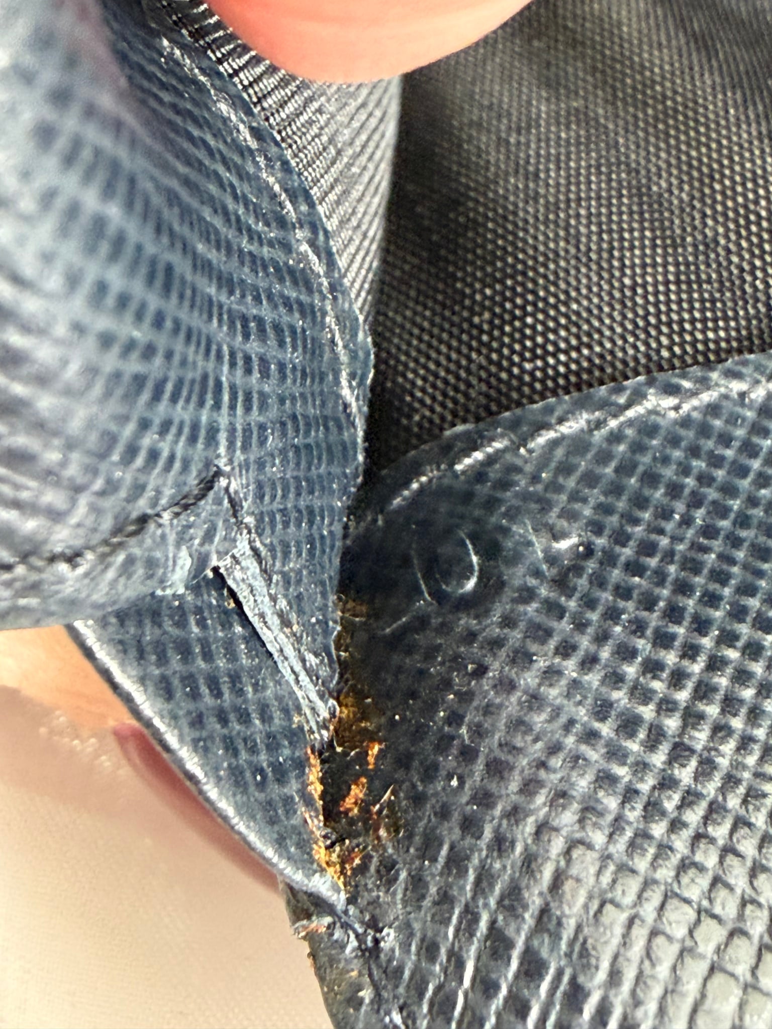 Prada Dark Navy Nylon Compact Wallet