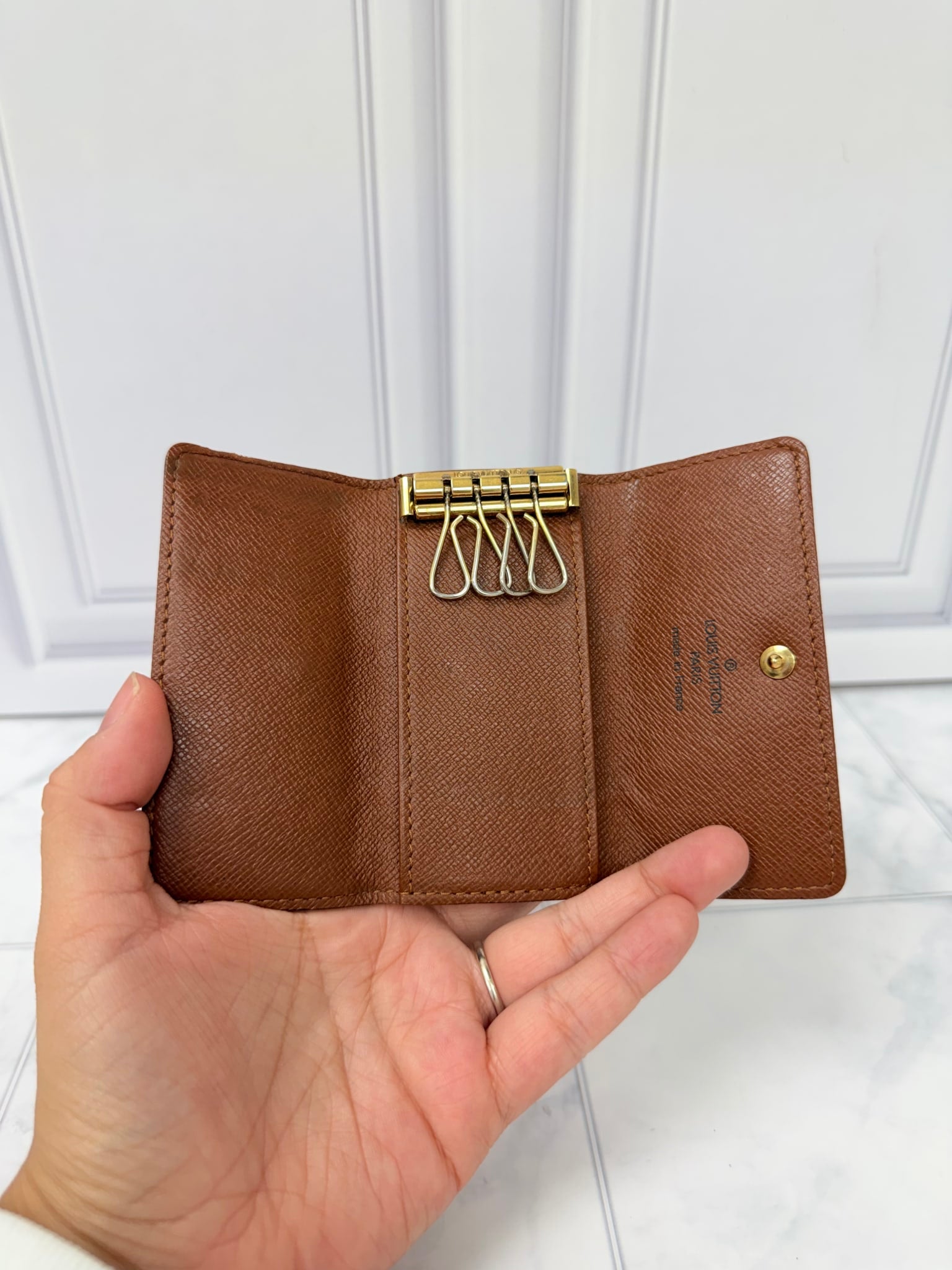 Louis Vuitton Monogram 4 Ring Key Holder