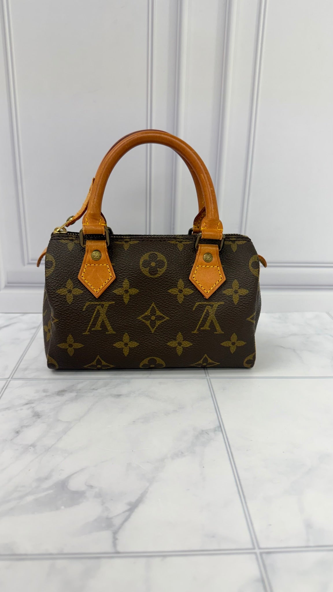 Louis Vuitton Monogram Nano Speedy Handbag 