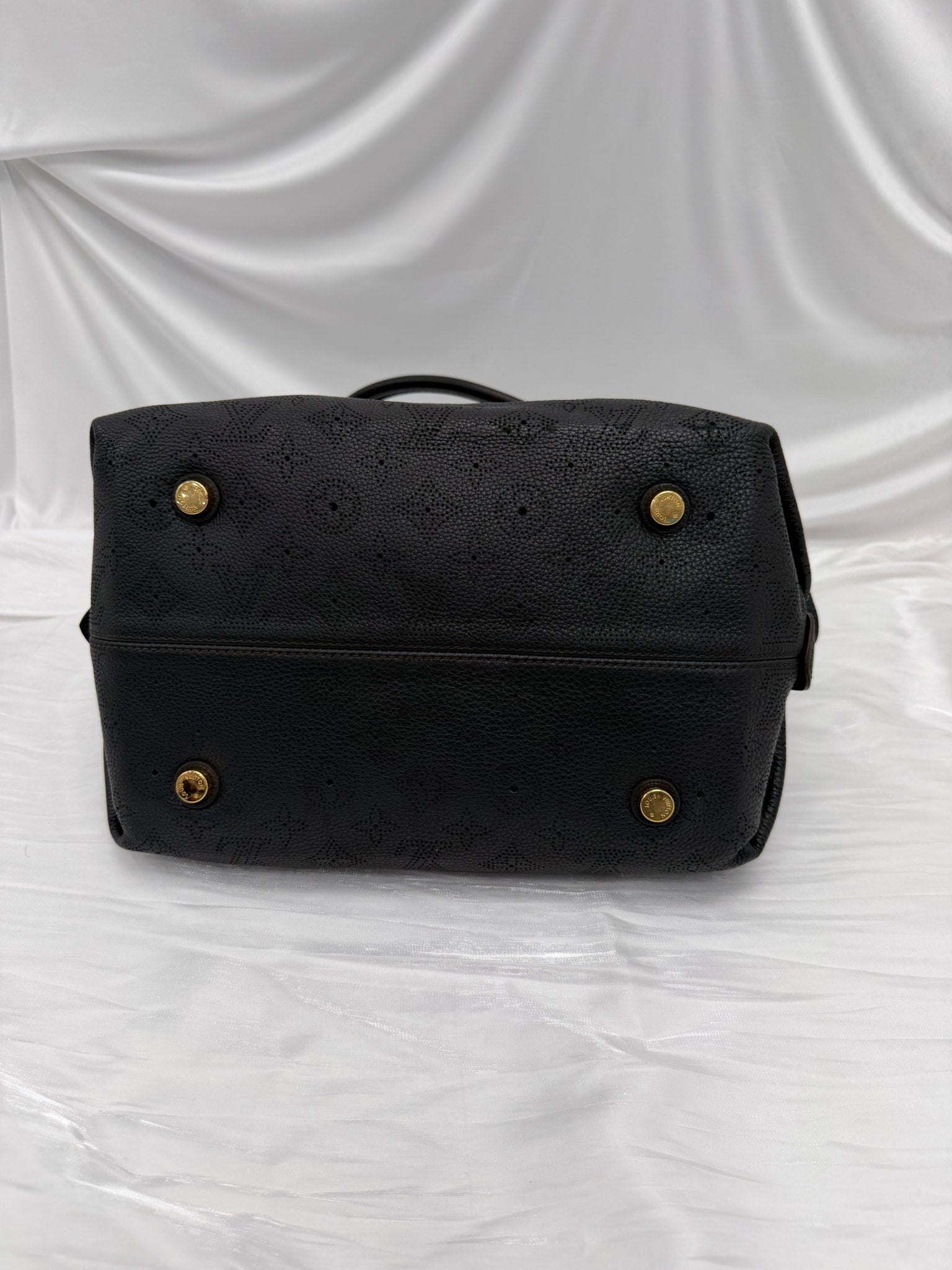 Louis Vuitton Black Mahina Galatea Handbag