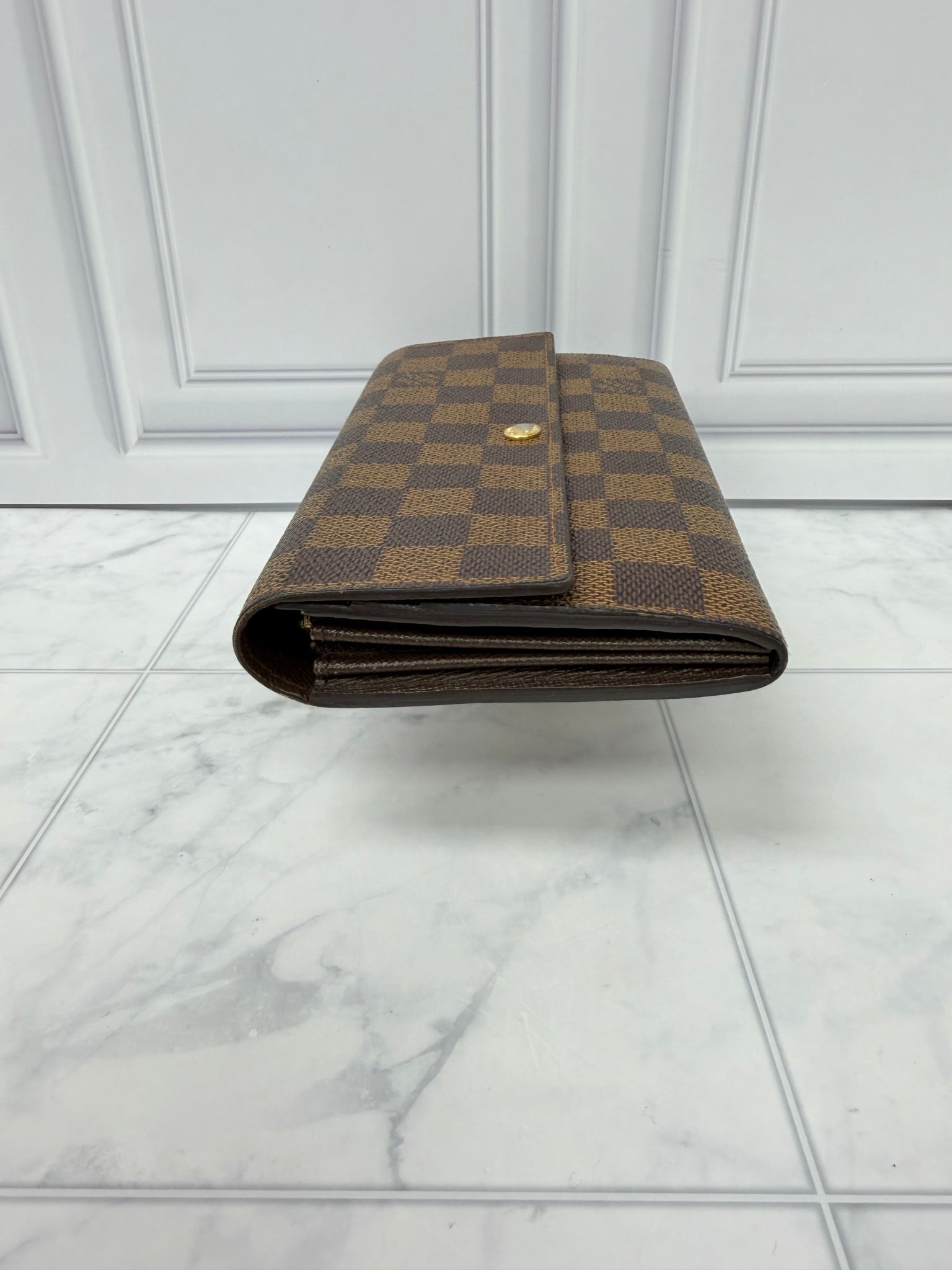 Louis Vuitton Damier Ebene Sarah Wallet 