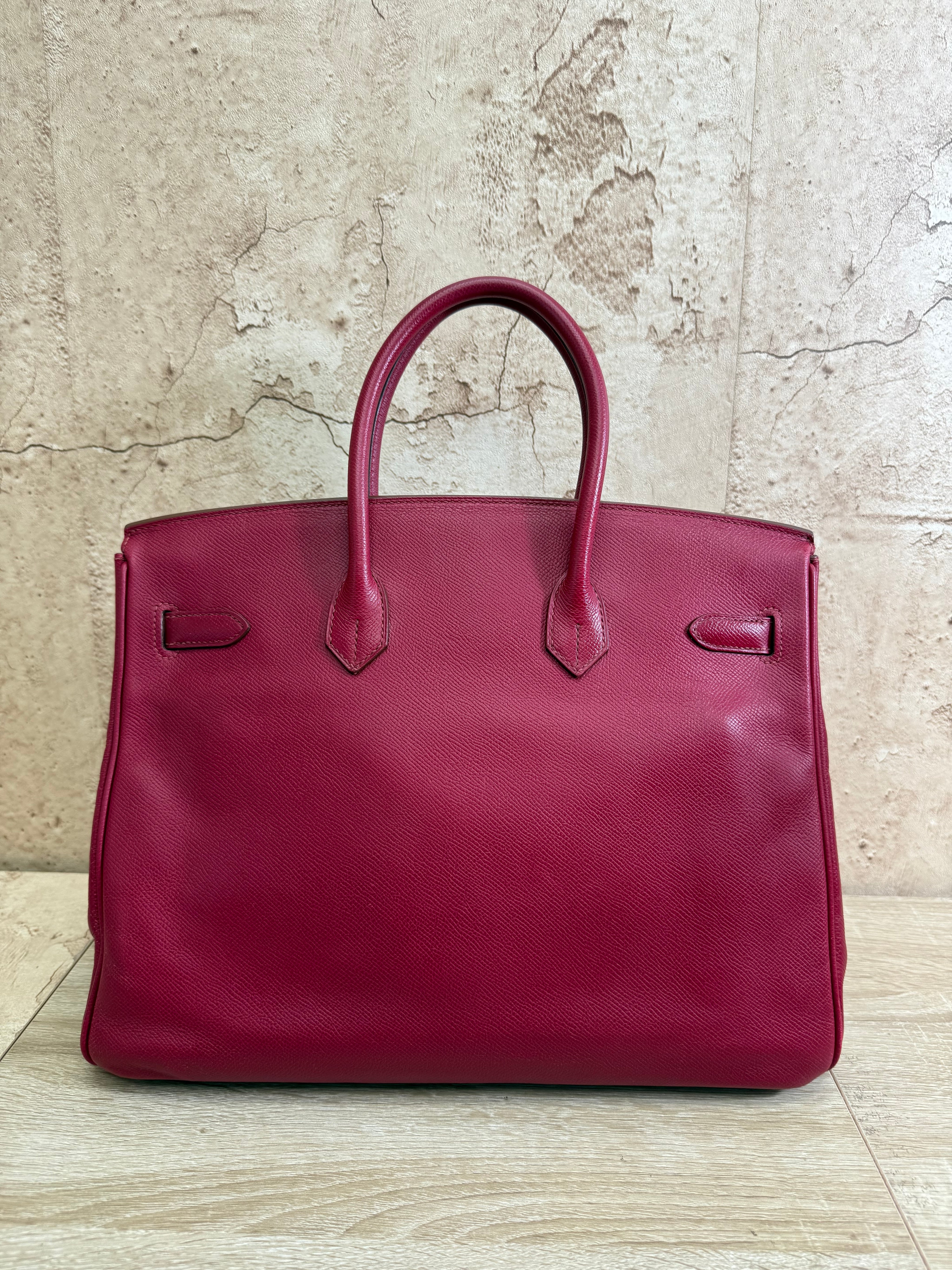 Hermes Tosca Epsom Leather Birkin 35 