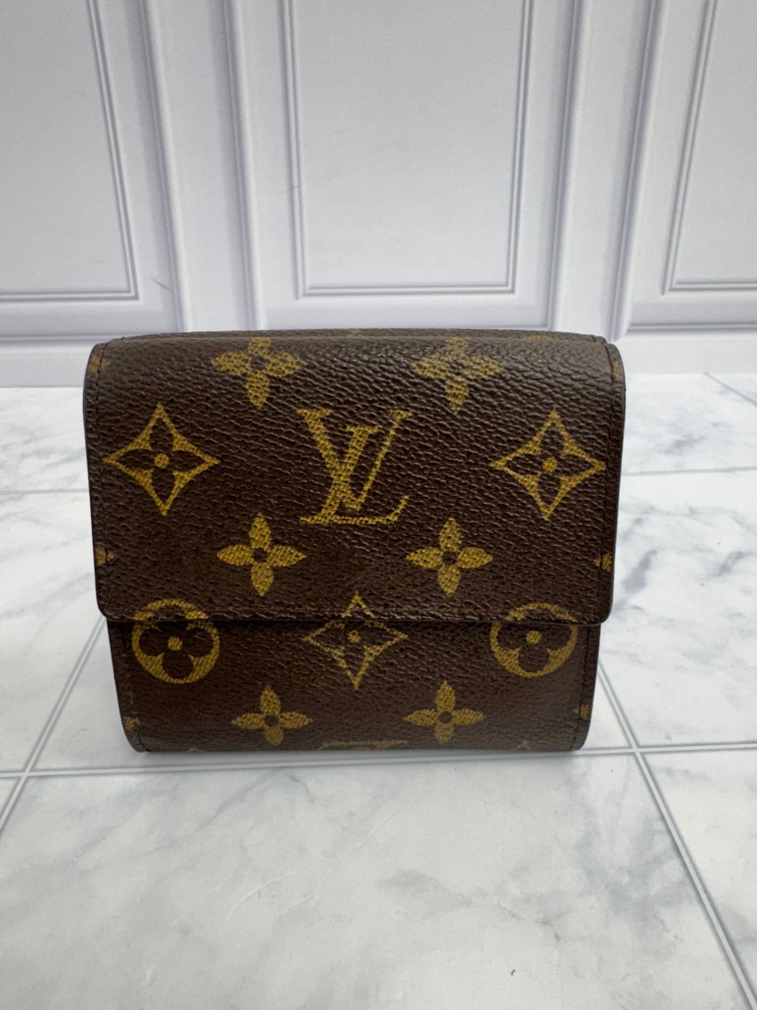 Louis Vuitton Monogram Elise Trifold Wallet