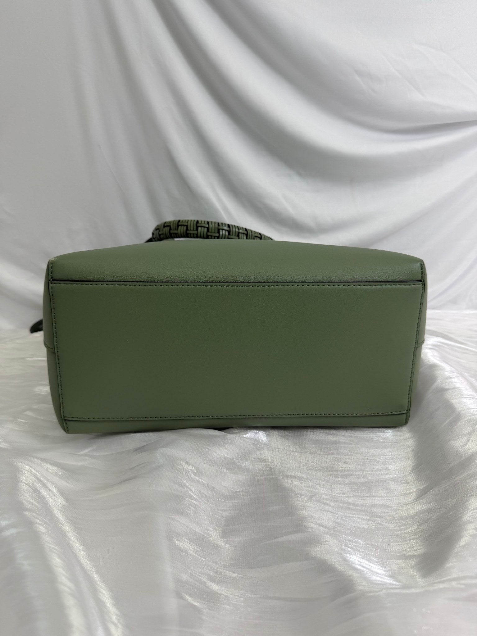 Loewe Eucalyptus Green Leather Anagram Tote Bag