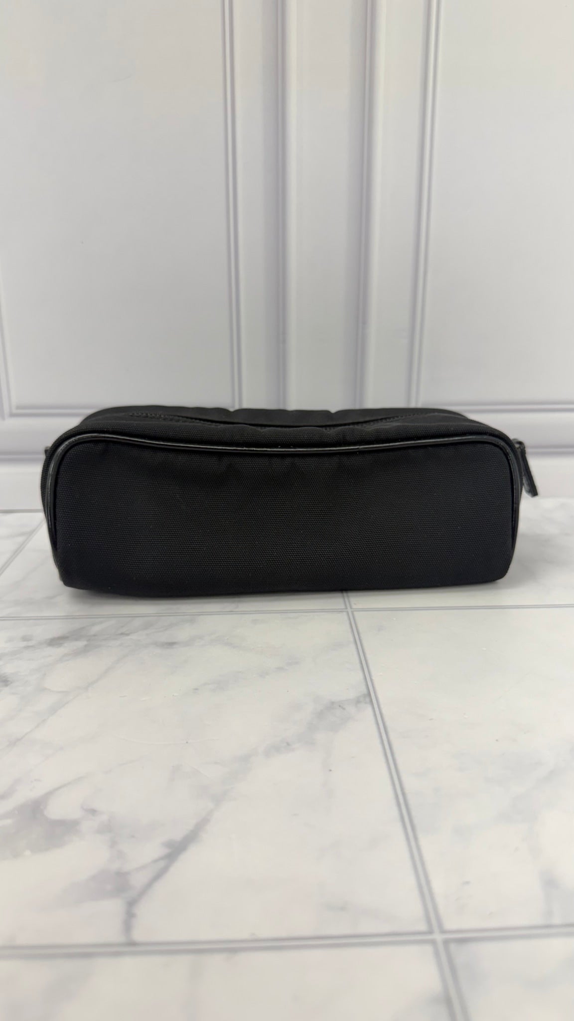 LIKE NEW -  Gucci Black Canvas Pouch 