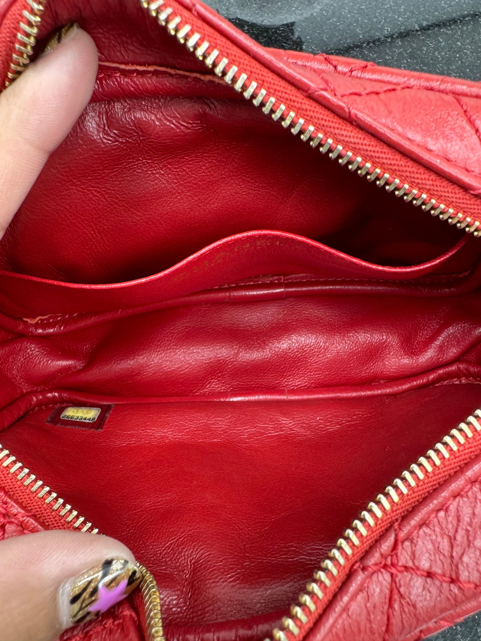 Chanel Red Quilted Calfskin Reissue 2.55 Mini Camera Bag