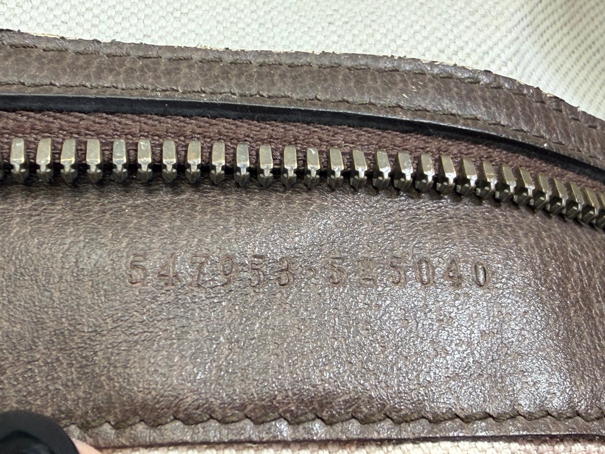 Gucci GG Brown Coated Canvas Ophidia Medium Duffle Bag