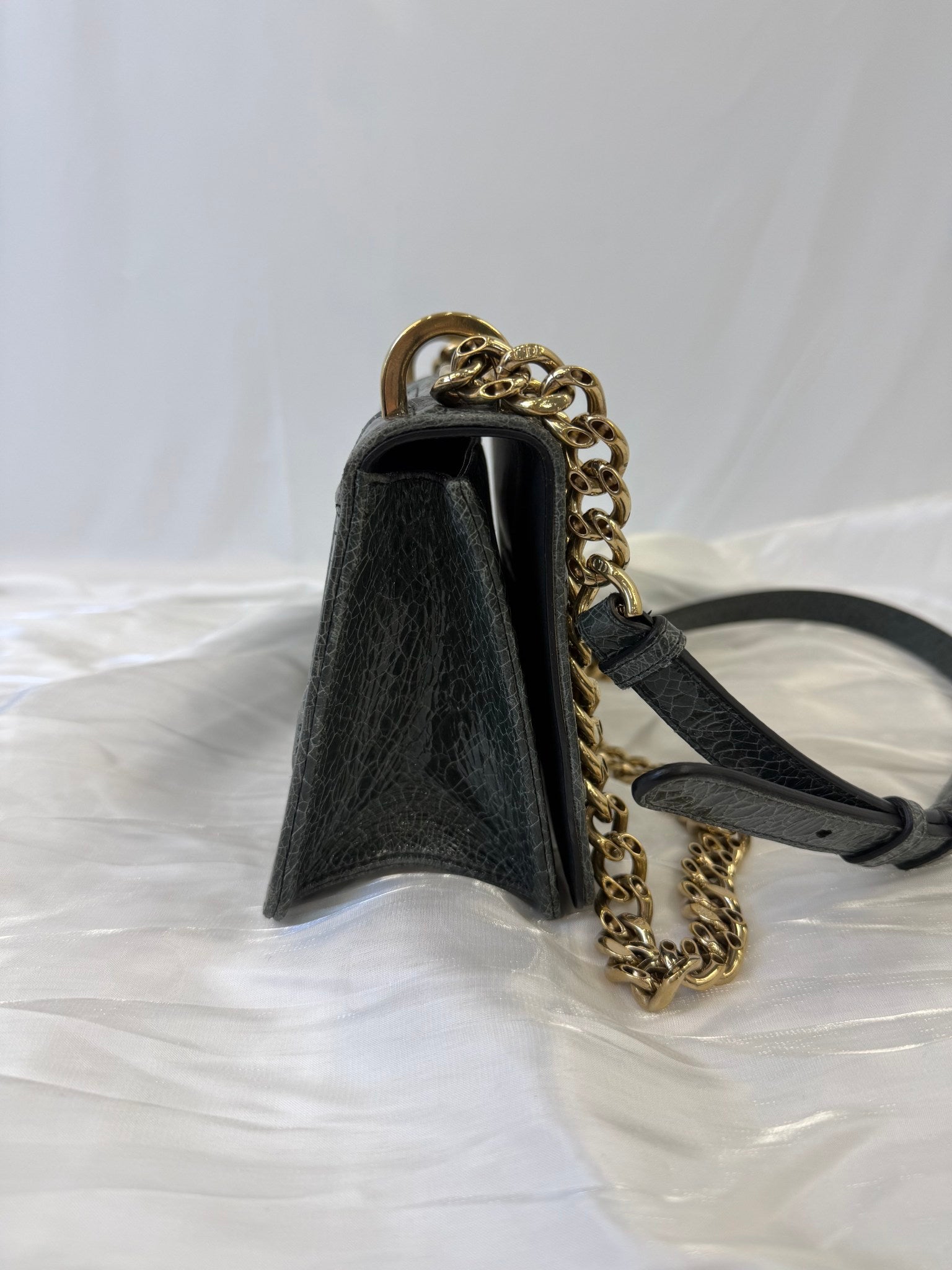 Christian Dior Multicolor Leather Diorama Club Flap Bag