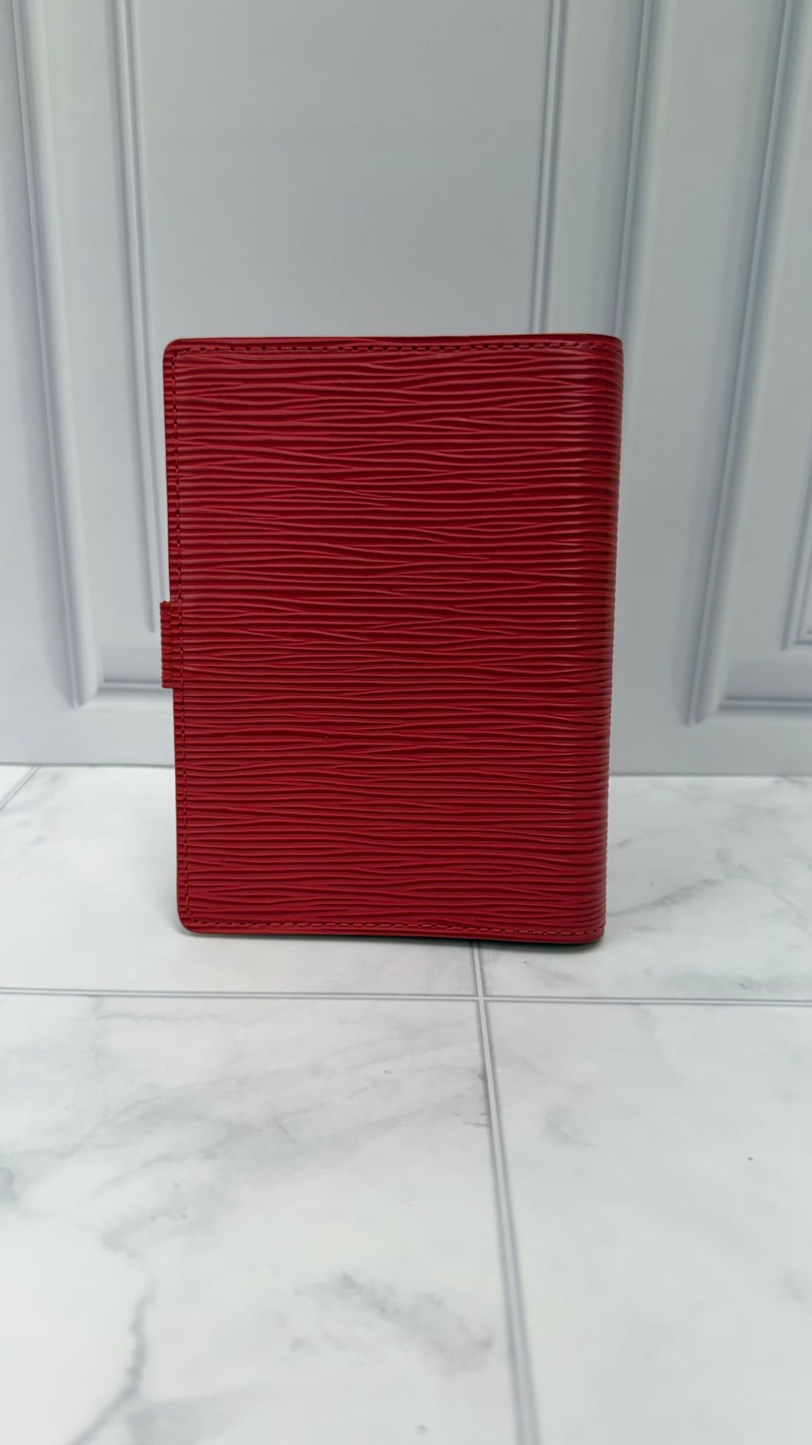 Louis Vuitton Red Epi Passport Agenda PM