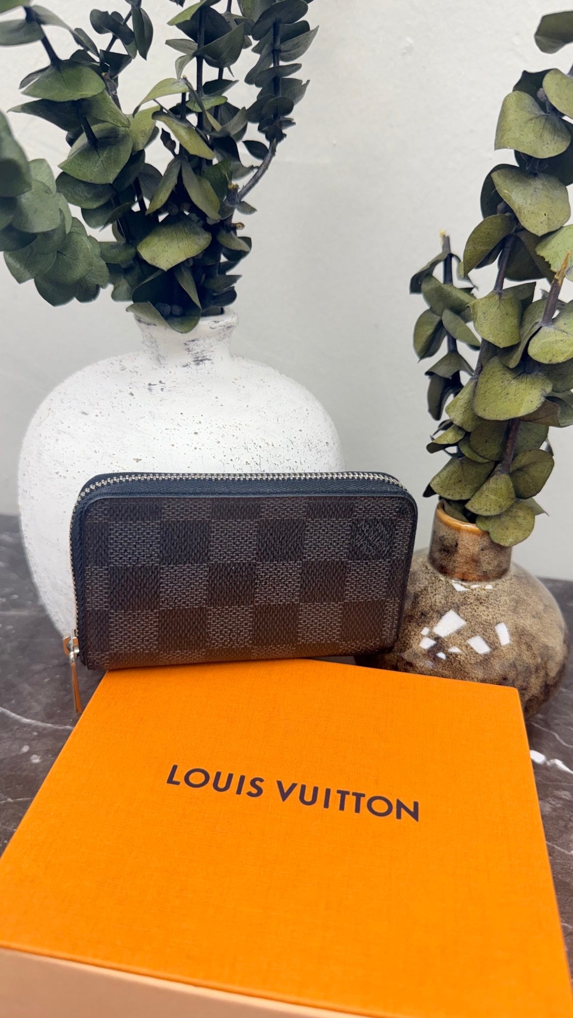 Louis Vuitton Damier Graphite Zippy Coin Wallet