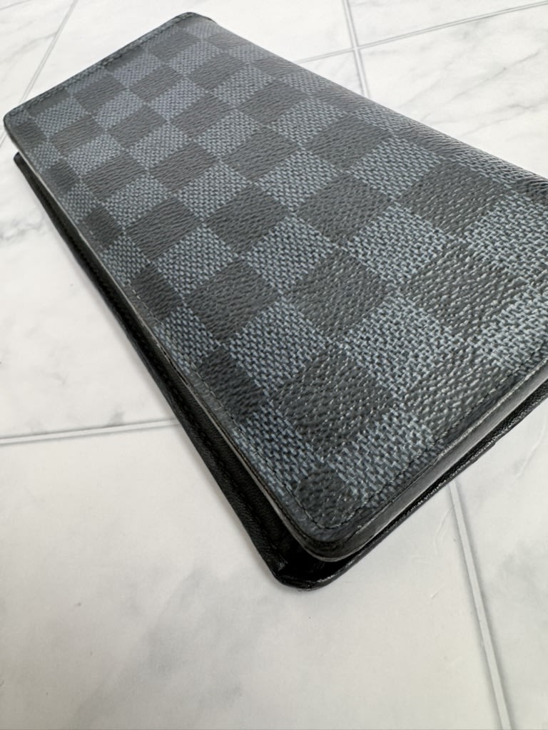 Louis Vuitton Damier Cobalt Brazza Long Wallet