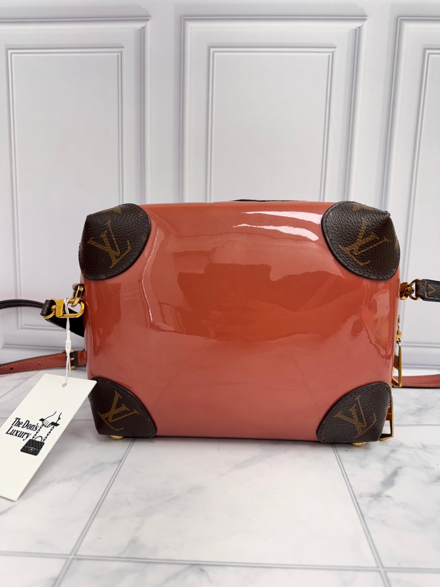Louis Vuitton Coral Vernis Miroir Venice Bag
