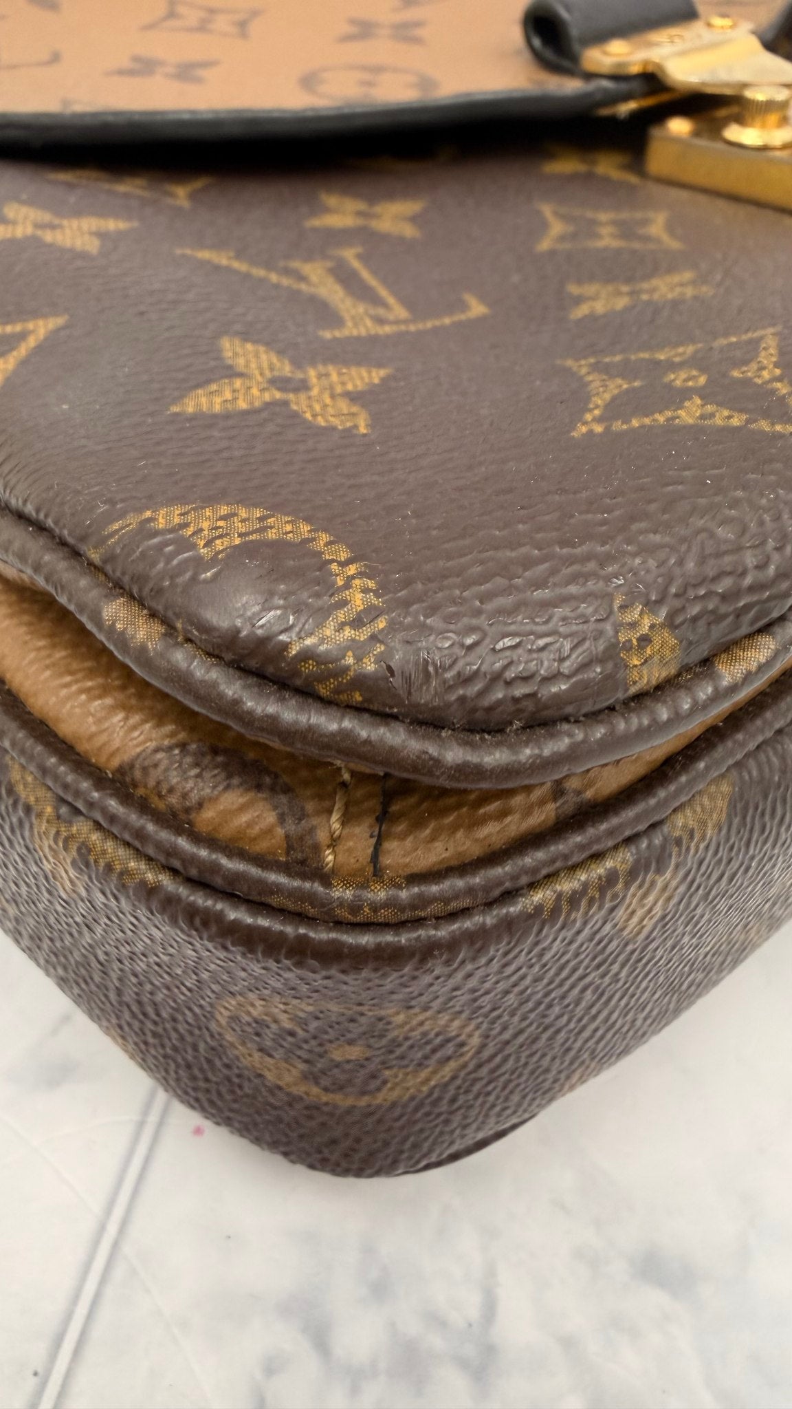 Louis Vuitton Reverse Monogram Pochette Metis Crossbody