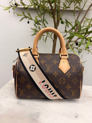 Louis Vuitton Monogram Speedy 20 Bandouliere
