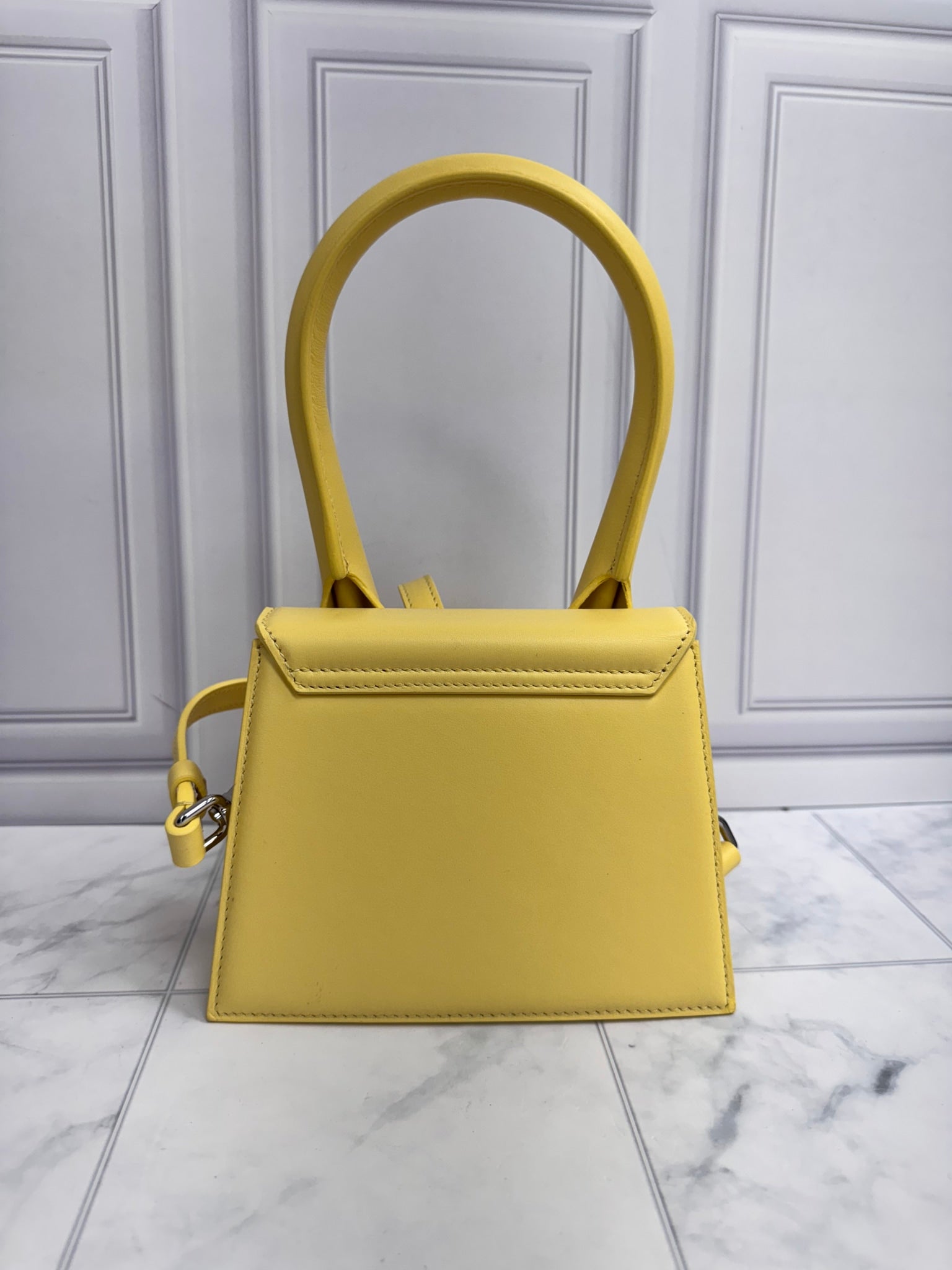 Jacquemus Yellow Leather Le Chiquito 2Way Bag