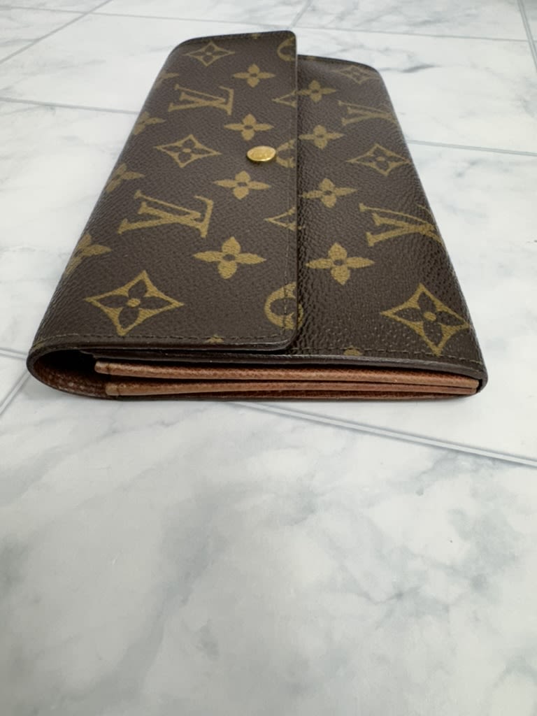 Louis Vuitton Monogram Sarah Long Wallet
