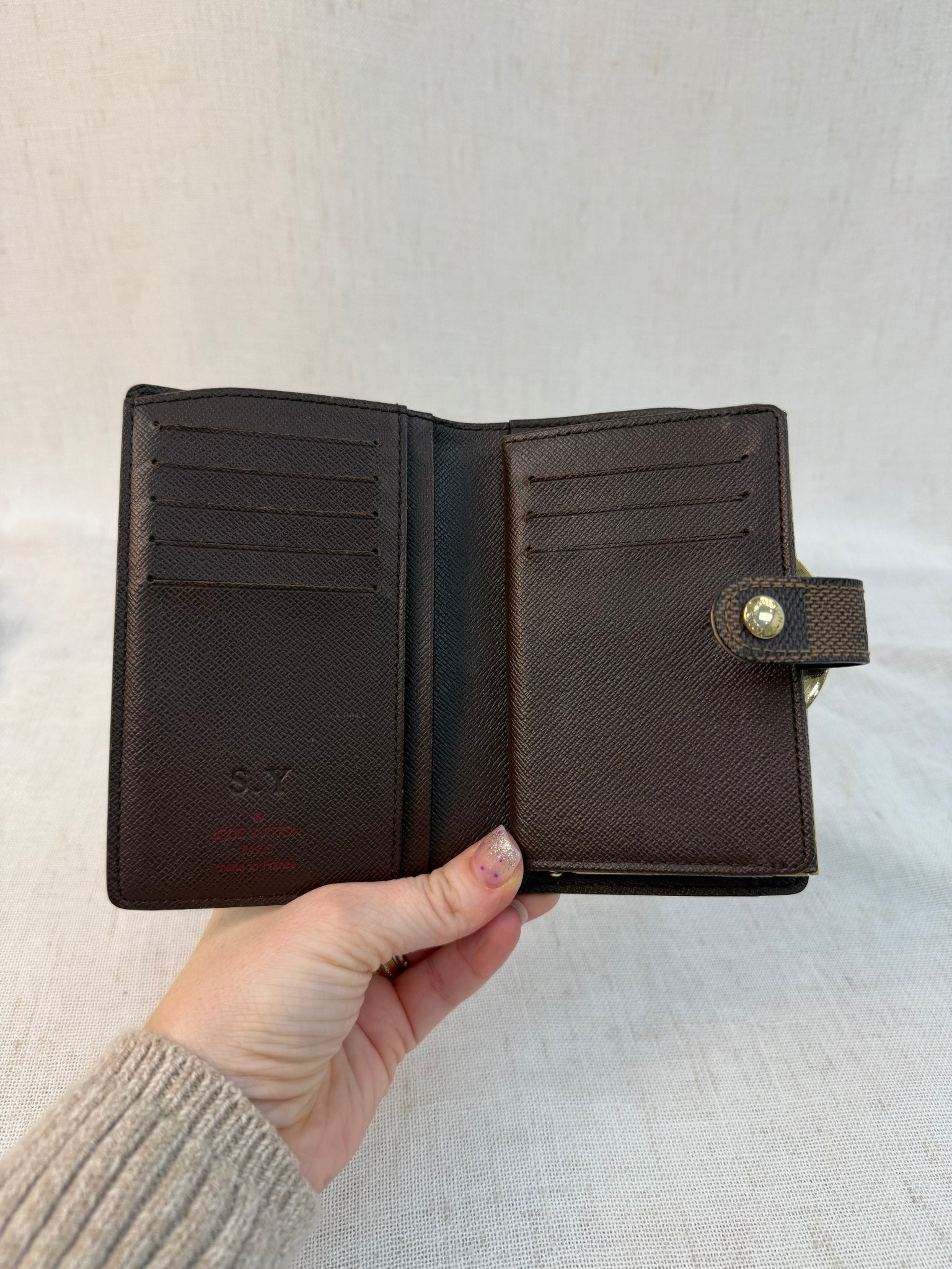 Louis Vuitton Damier Ebene French Wallet