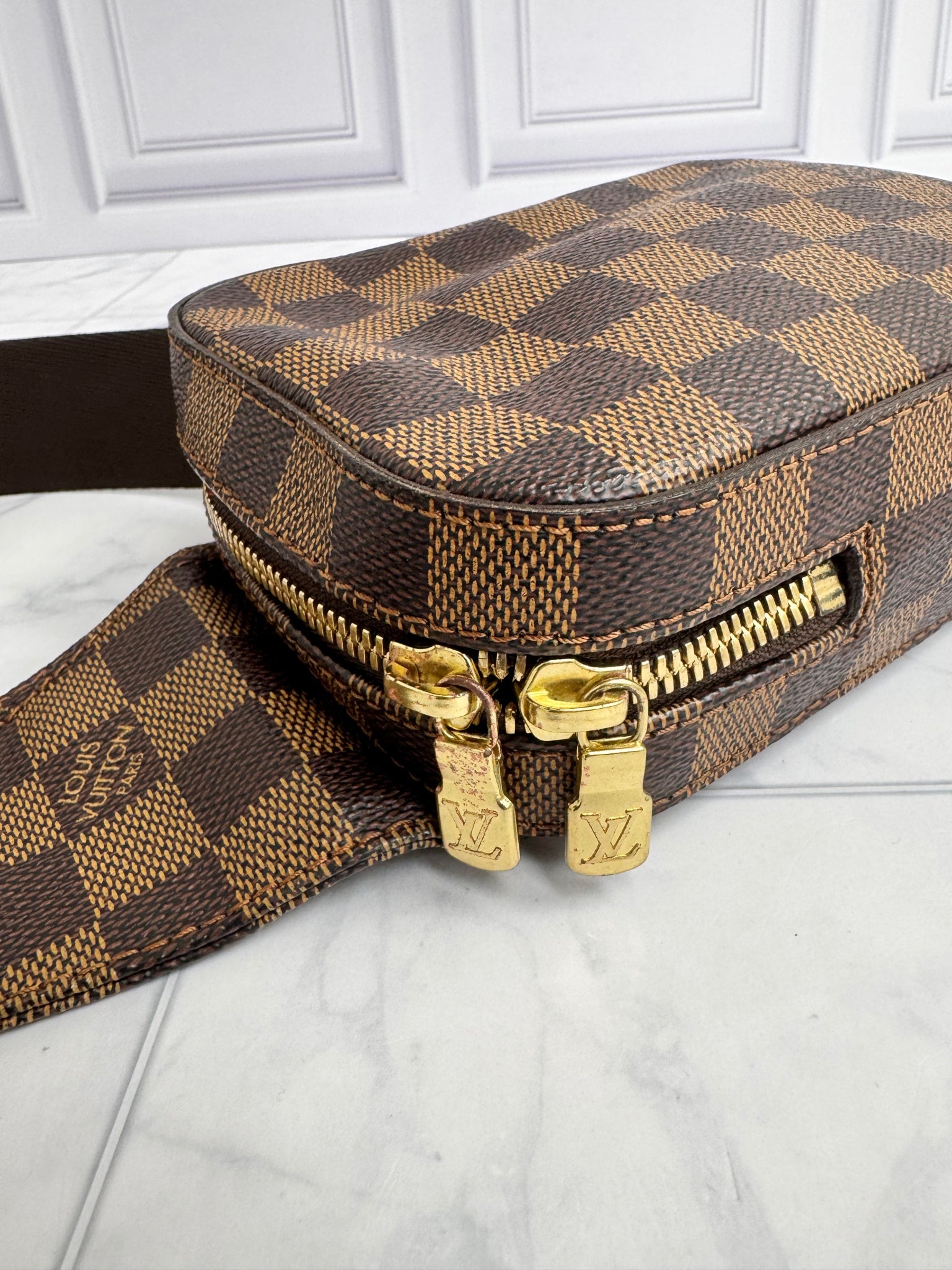 Louis Vuitton Damier Ebene Geronimos Belt Bag