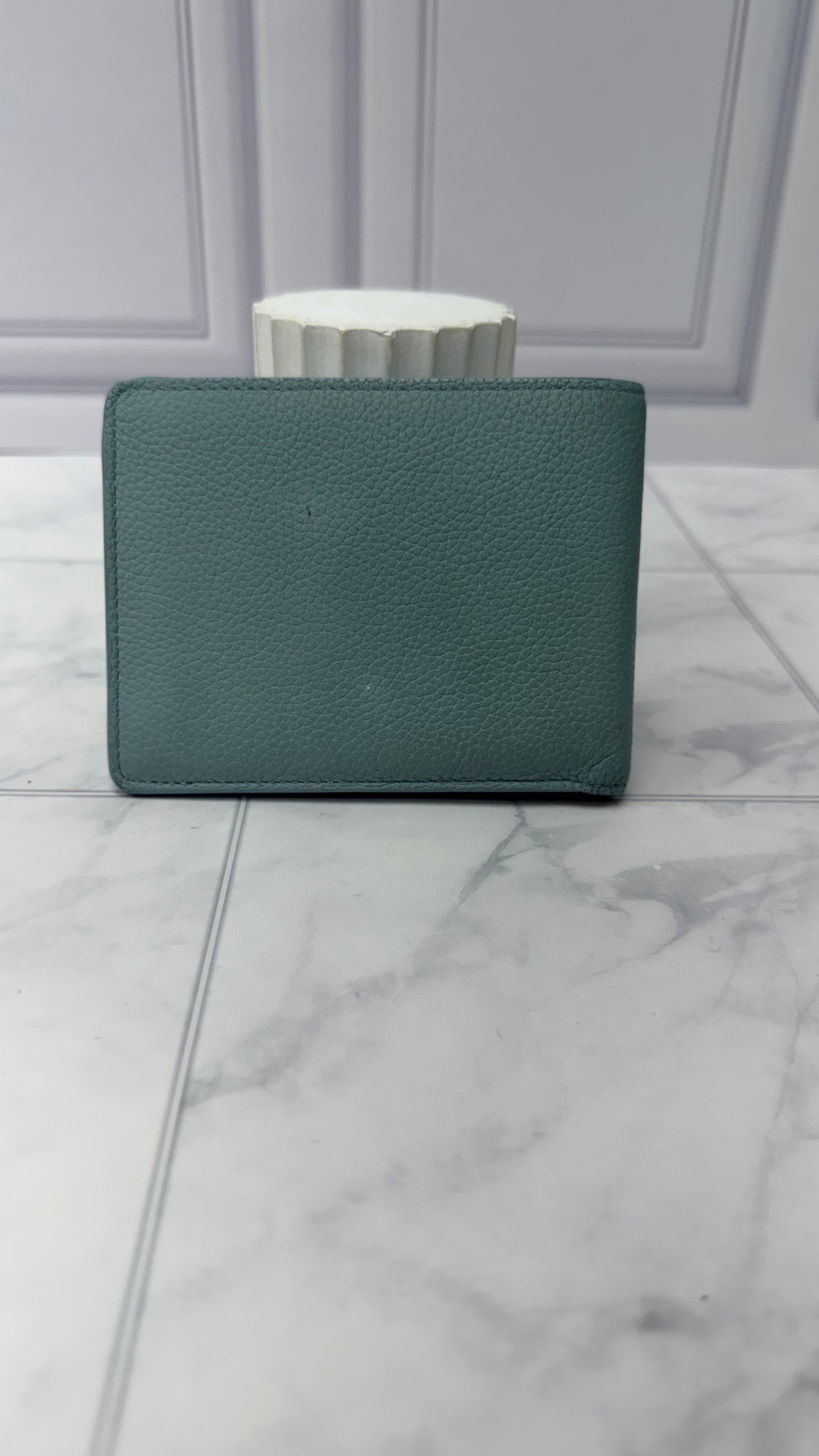 Louis Vuitton Blue Leather Aerogram Bifold