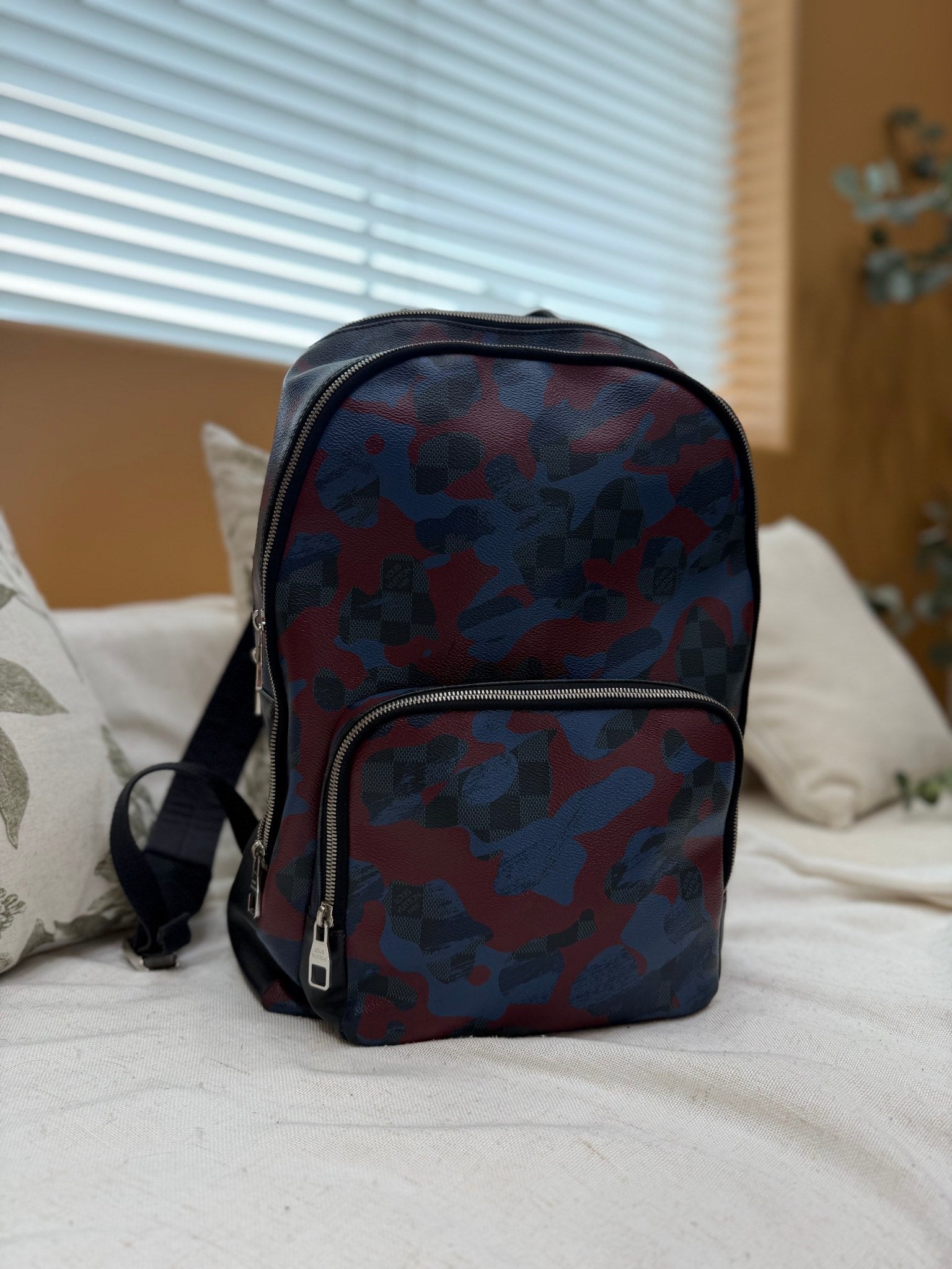 Louis Vuitton Camo Damier Cobalt Andy Backpack
