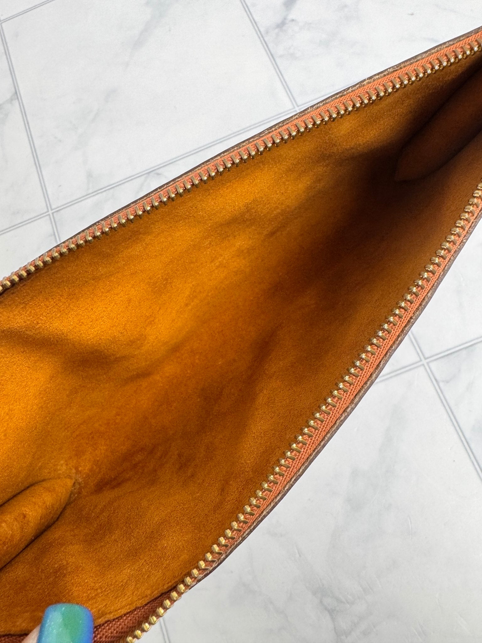 Louis Vuitton Brown Epi Pochette Accessoires