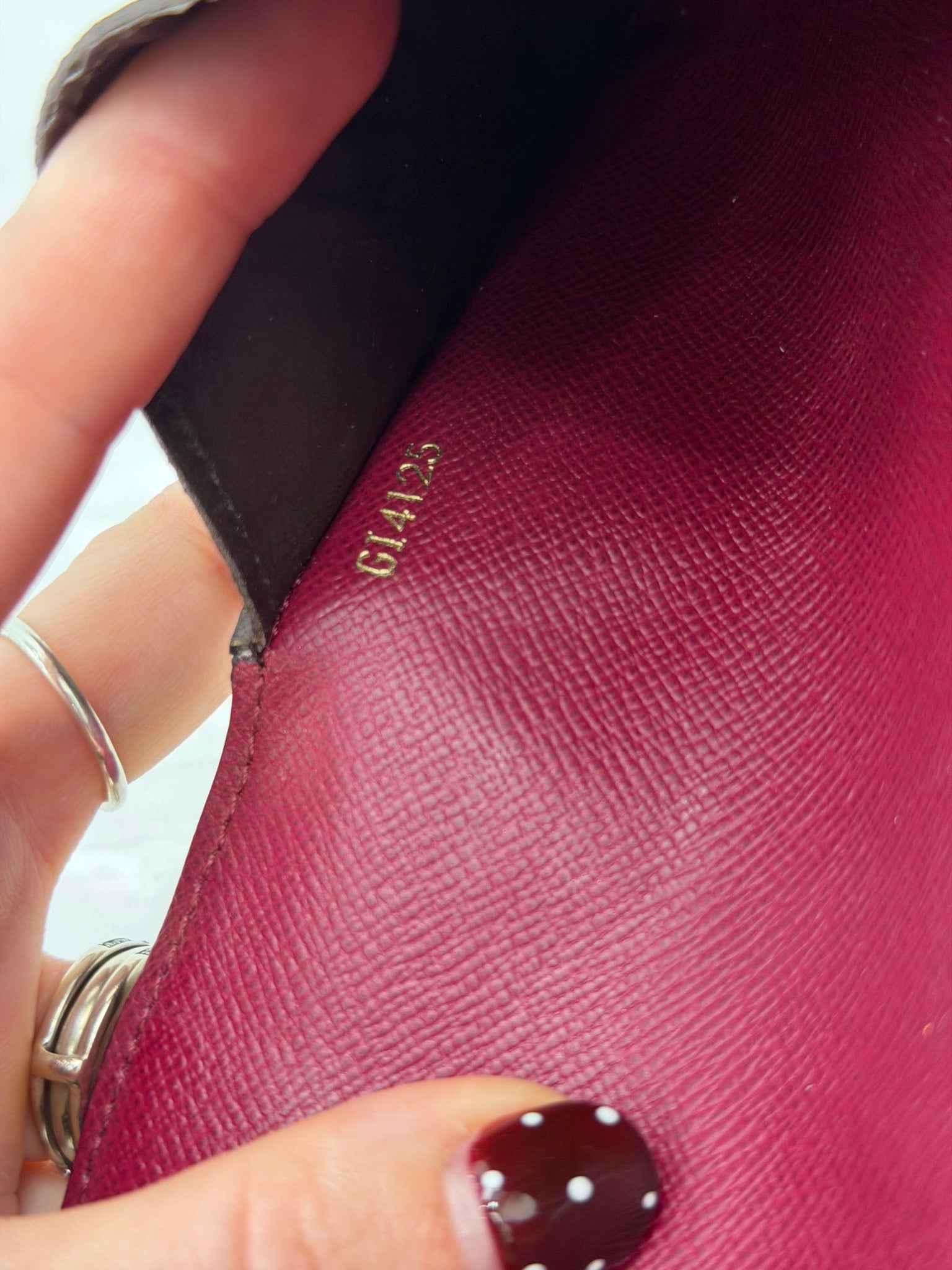 Louis Vuitton Monogram & Fuchsia Josephine Wallet