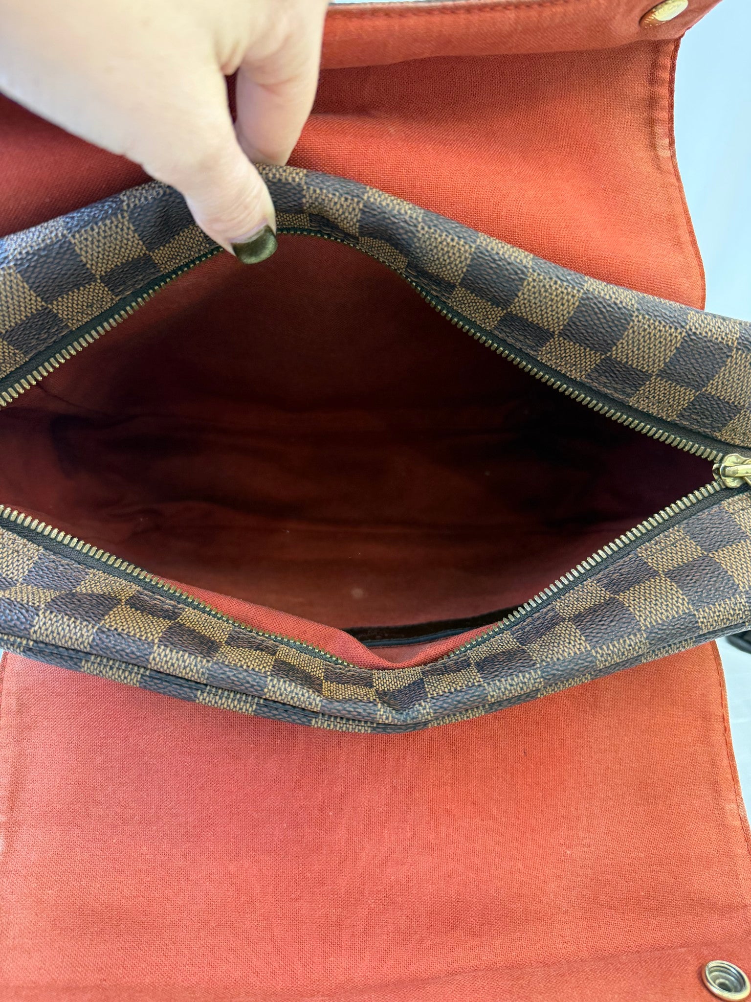 Louis Vuitton Damier Ebene Naviglio Messenger Bag